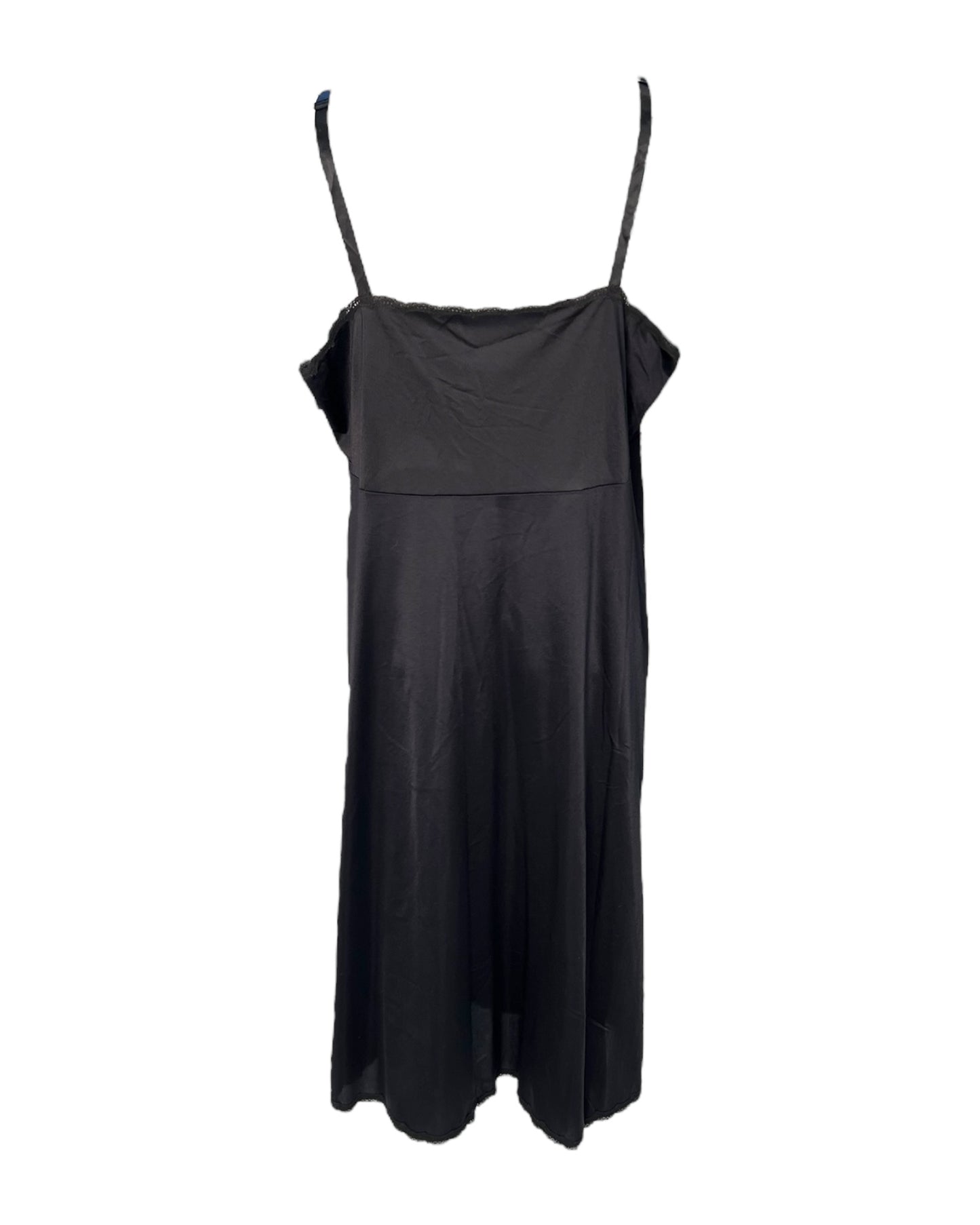 Vintage Lace-Trimmed Sheer Slip Dresses