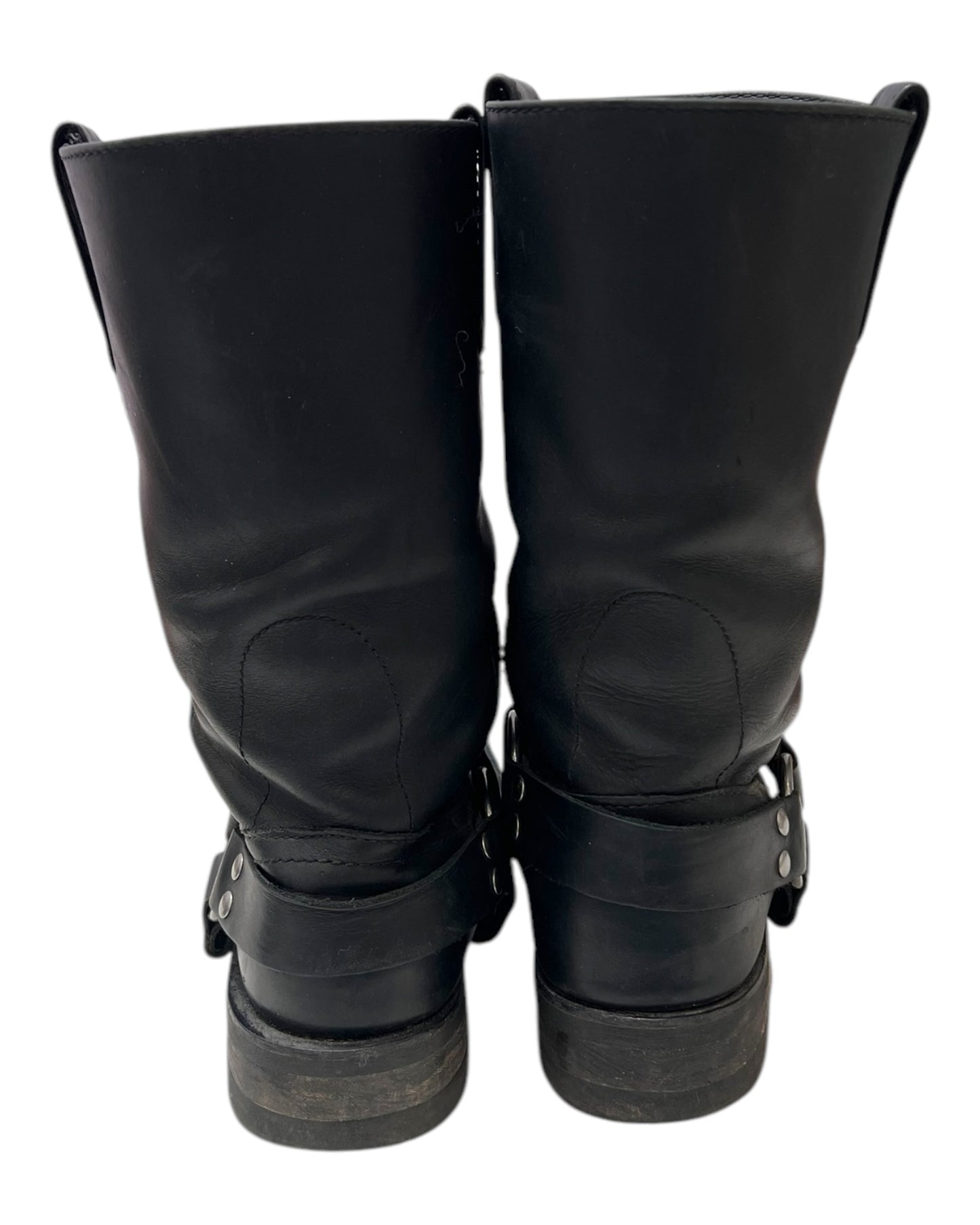 Vintage Harley Davidson Slouchy Eagle Moto Boots