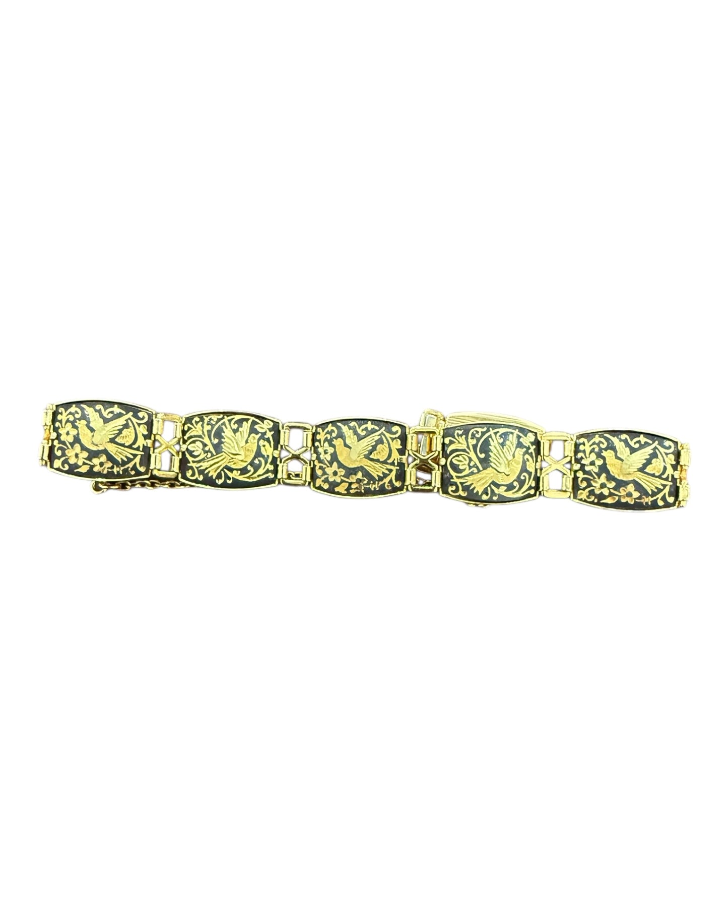 Vintage Black and Gold Bracelet