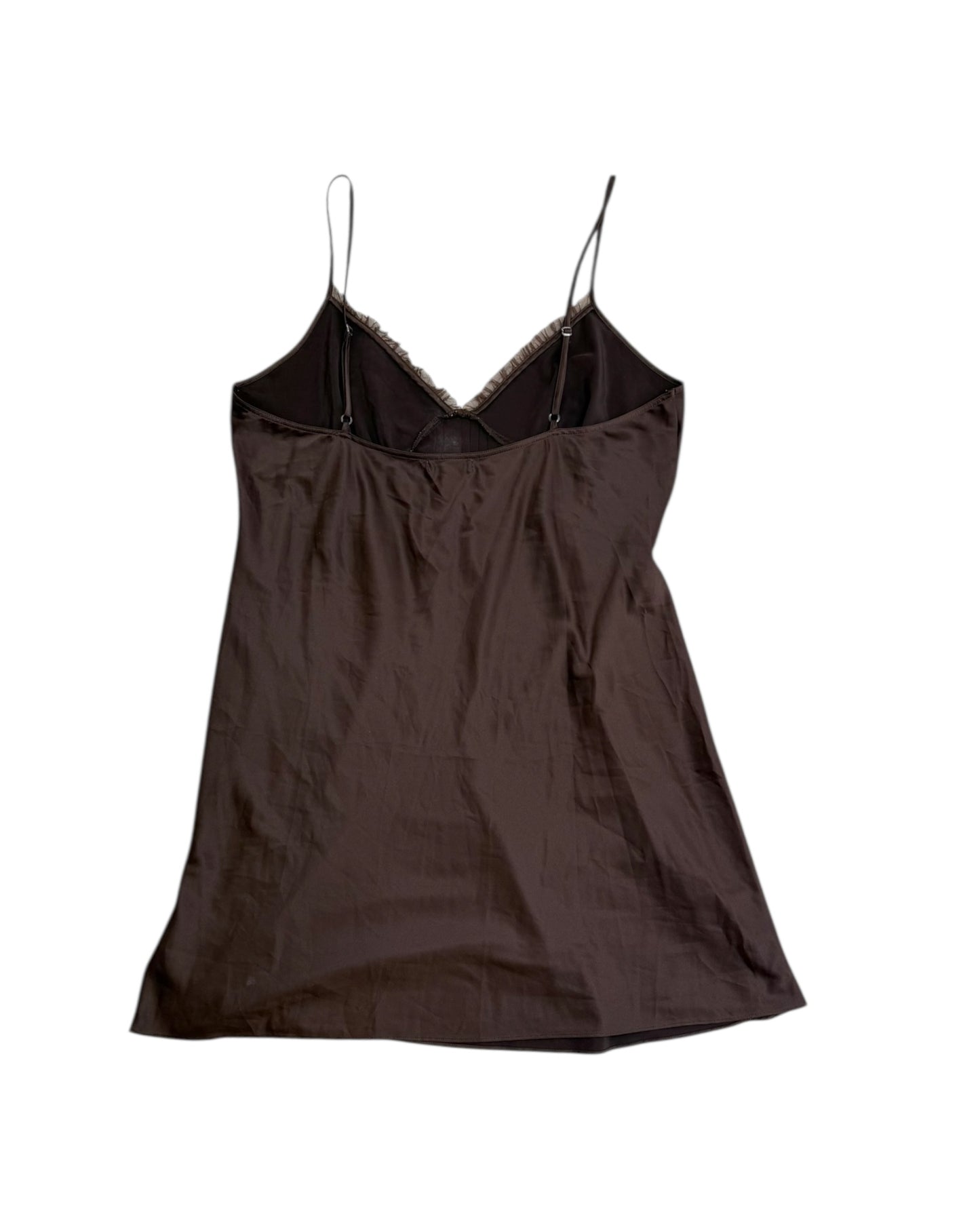 Vintage Brown Slip Dress
