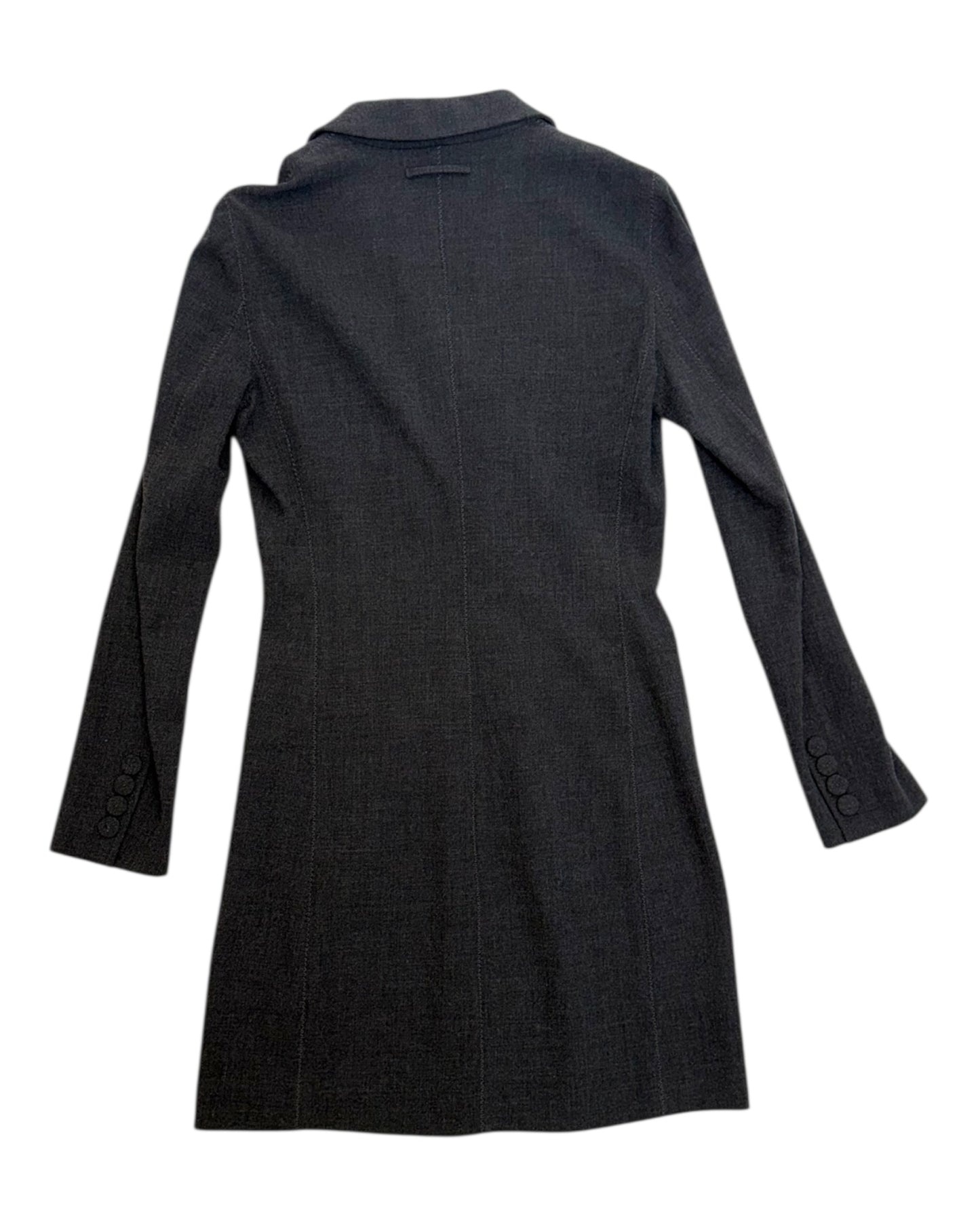 Vintage Jean Paul Gaultier Grey Trench Coat Dress