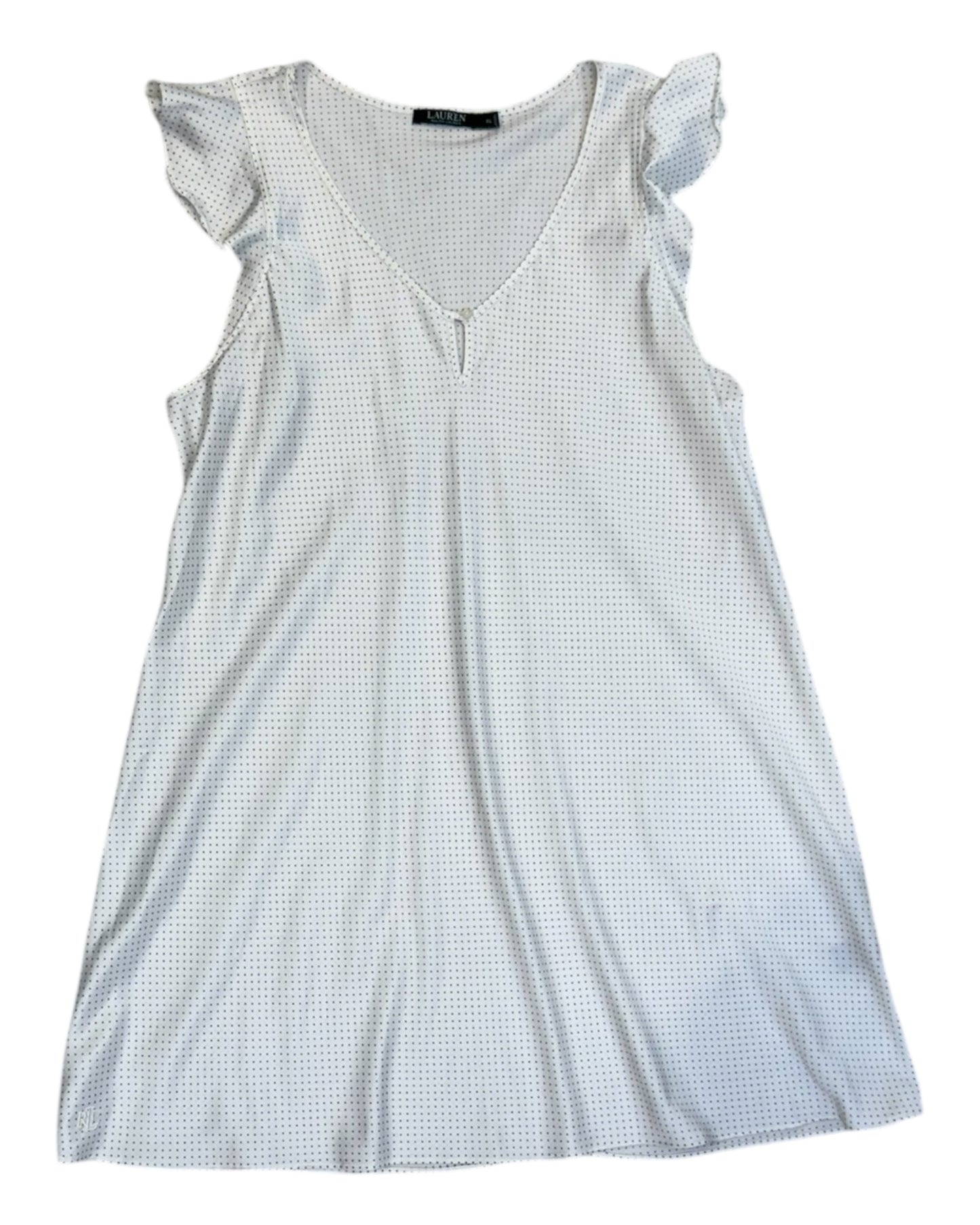 Vintage Lauren by Ralph Lauren Polka Dot Slip Dress