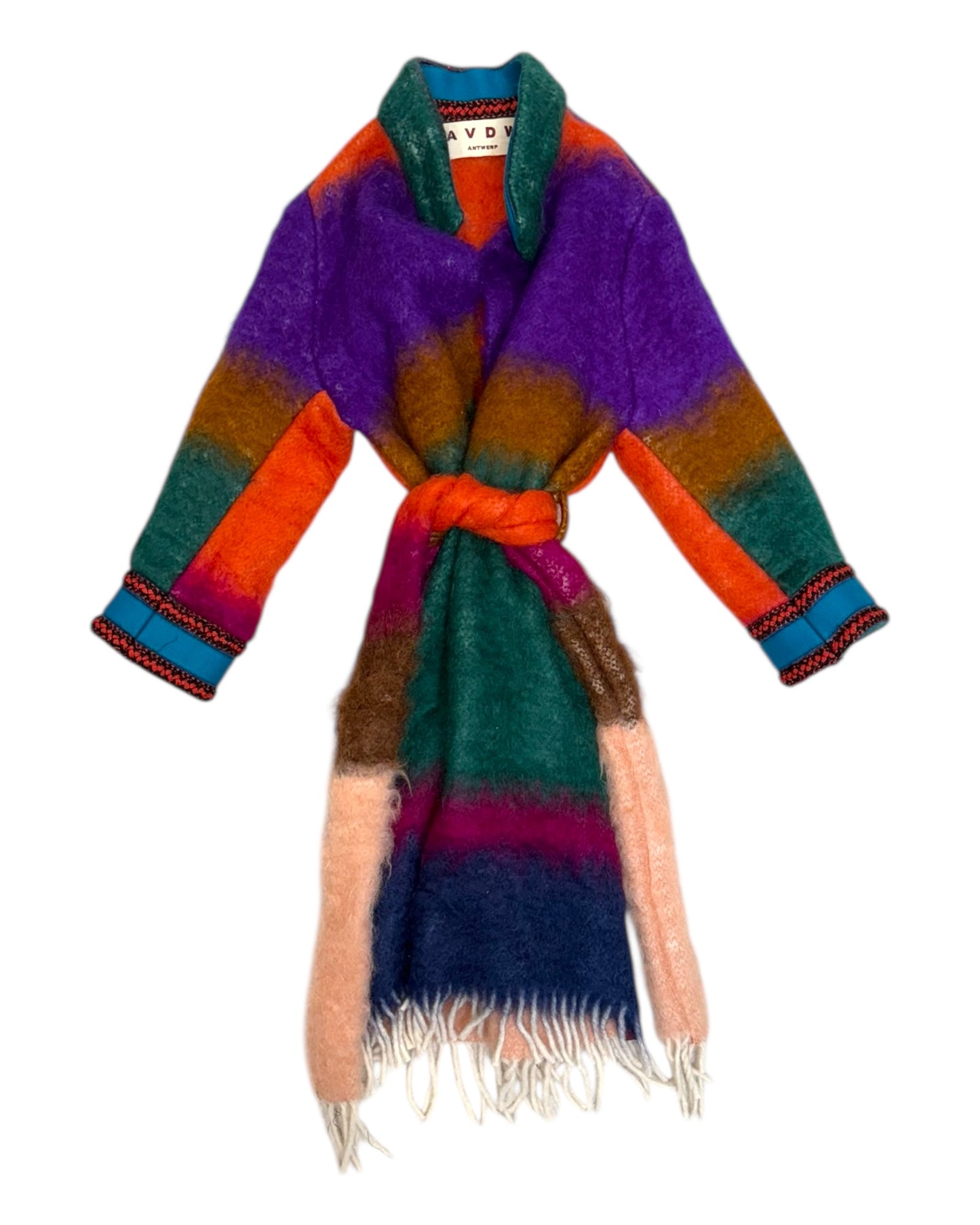 Pre-Loved AVDW Antwerp Colorful Mohair Trench Coat