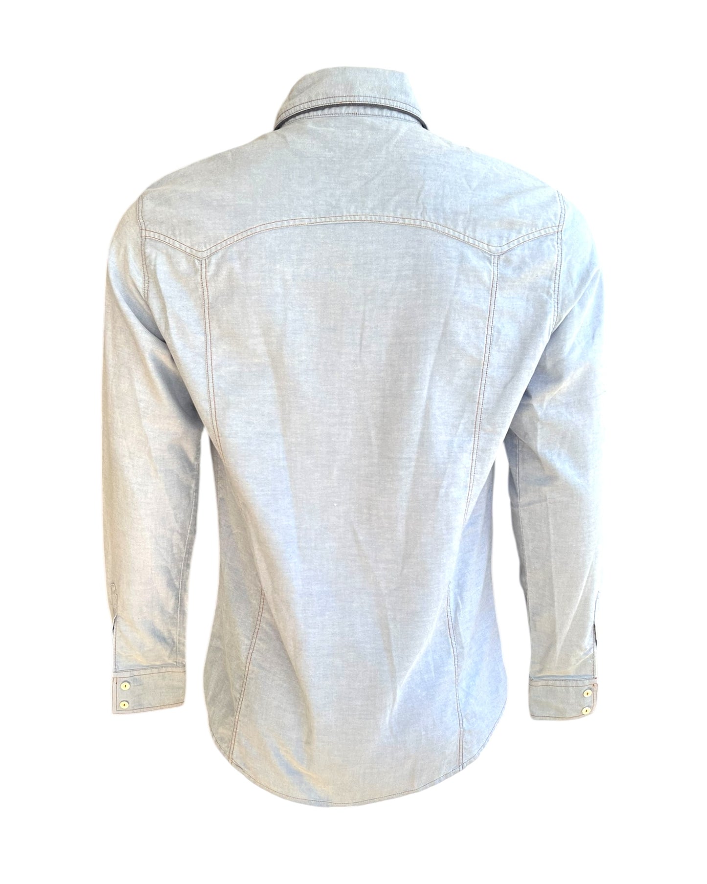 Vintage 2000s D&G Denim Western Button-Up Top