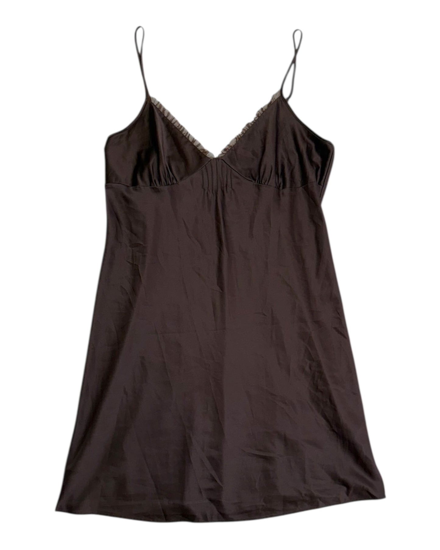 Vintage Brown Slip Dress