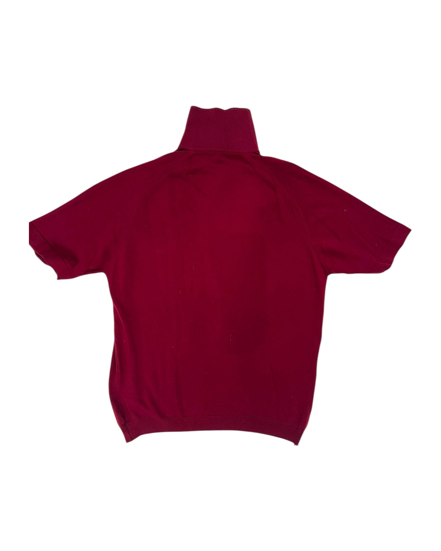 Vintage Burgundy Polo Top