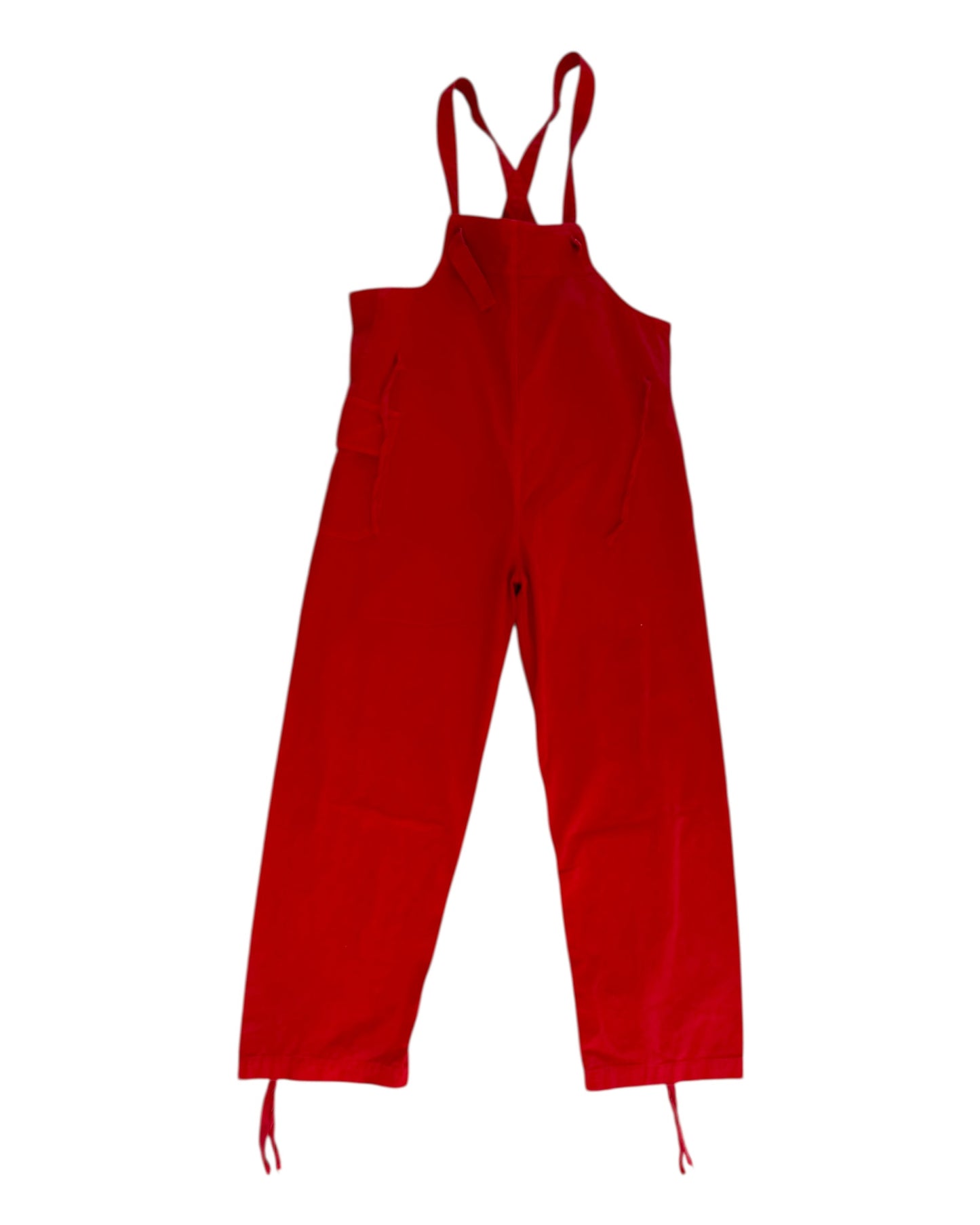 Vintage Red Overalls