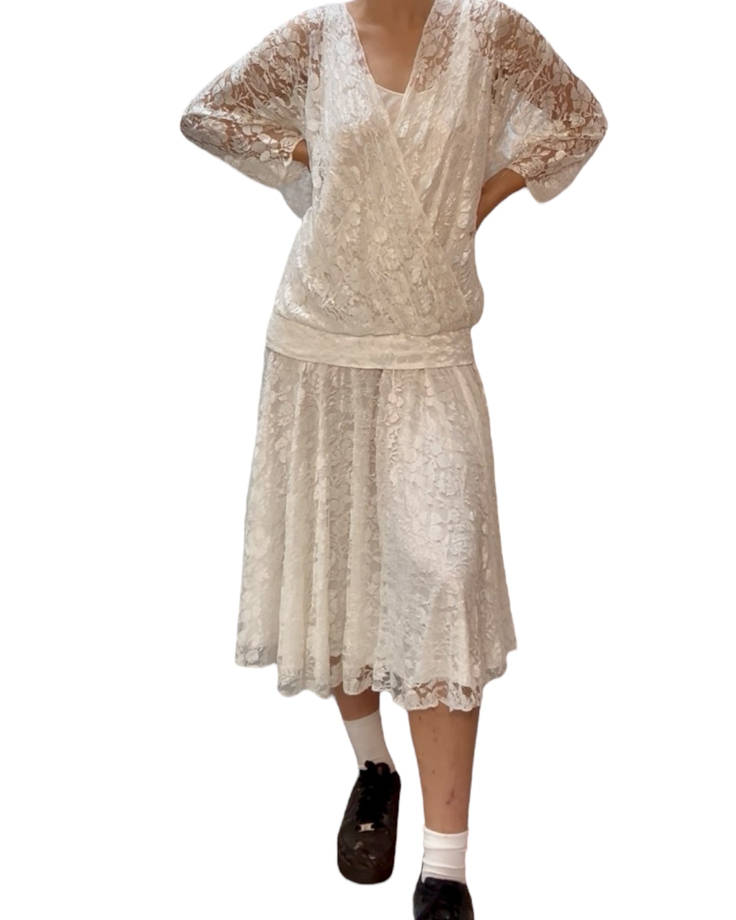 Vintage Lace Dress Set