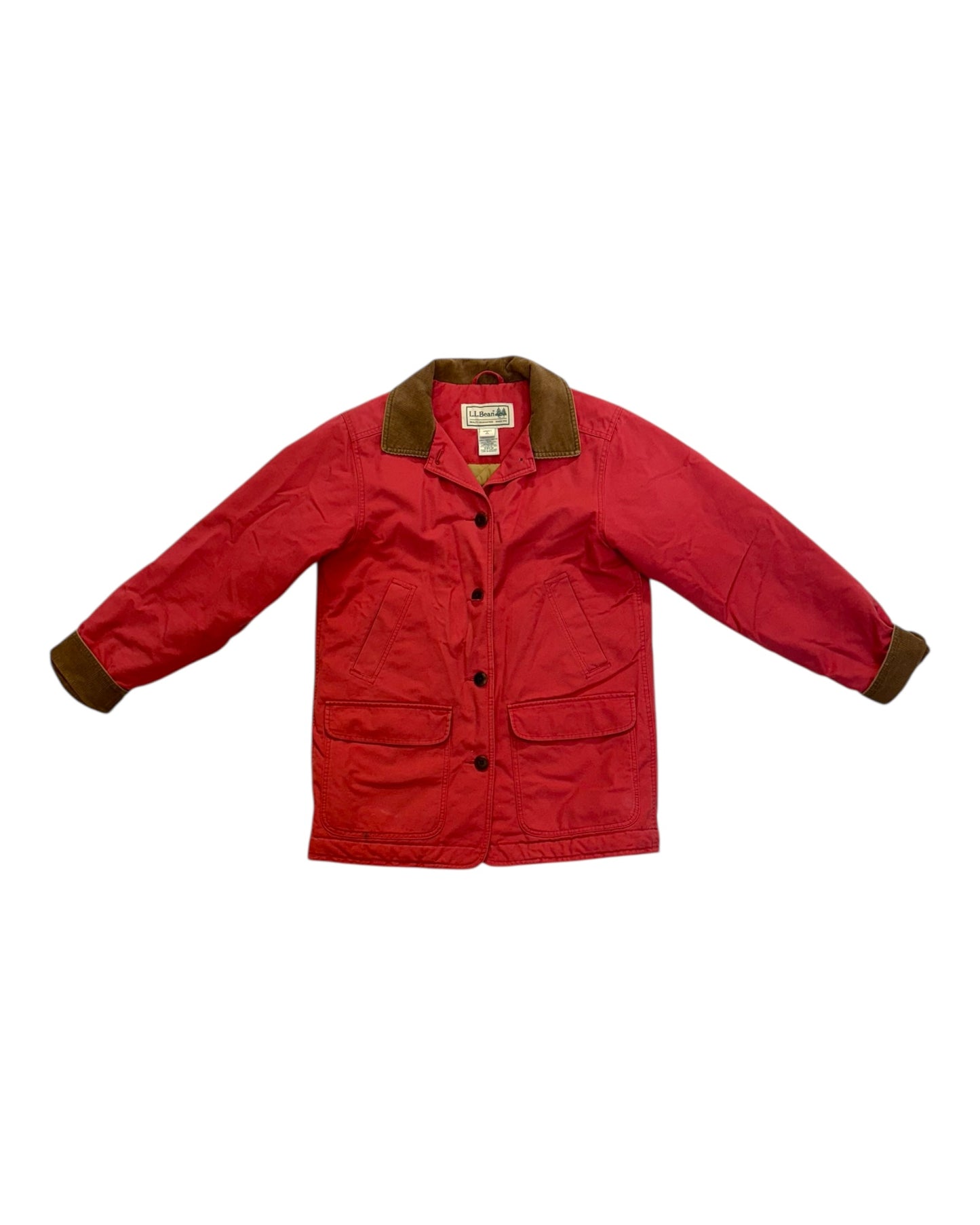 Vintage L.L. Bean Red Chore Coat