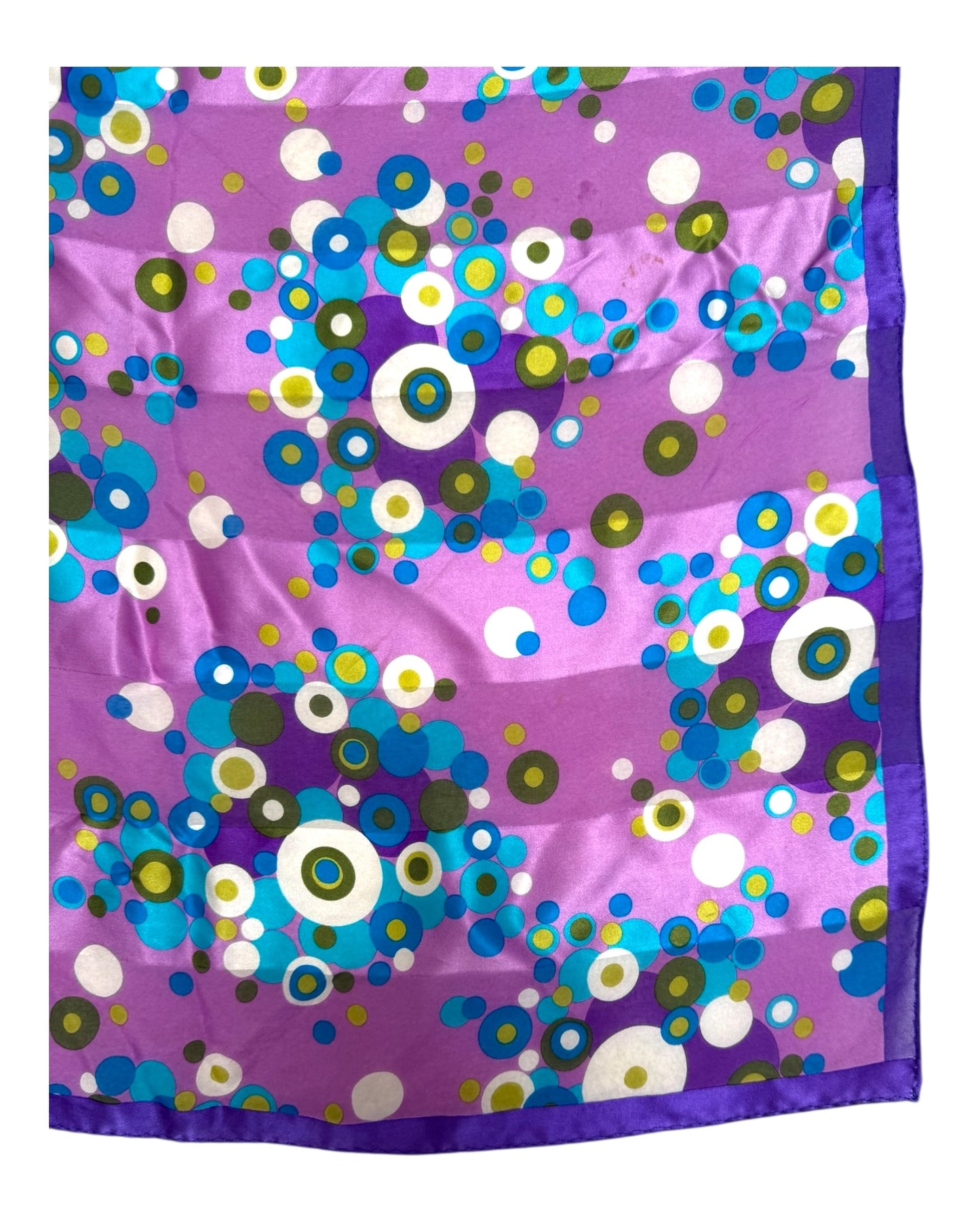 Vintage Purple, Blue and Green Scarf
