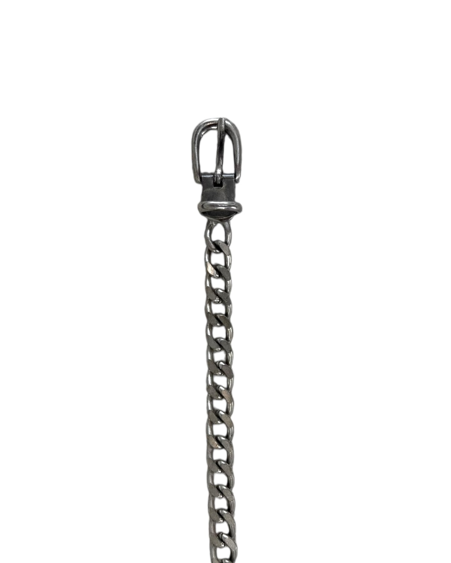 Vintage Skinny Silver Chain Belt