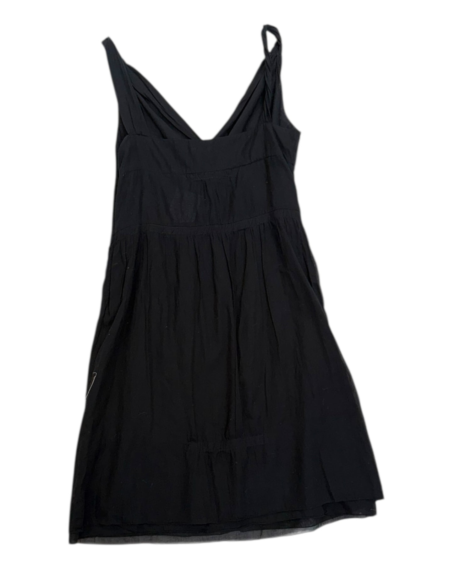 Vintage 2006 Miu Miu Semi-Sheer Mini Black Dress