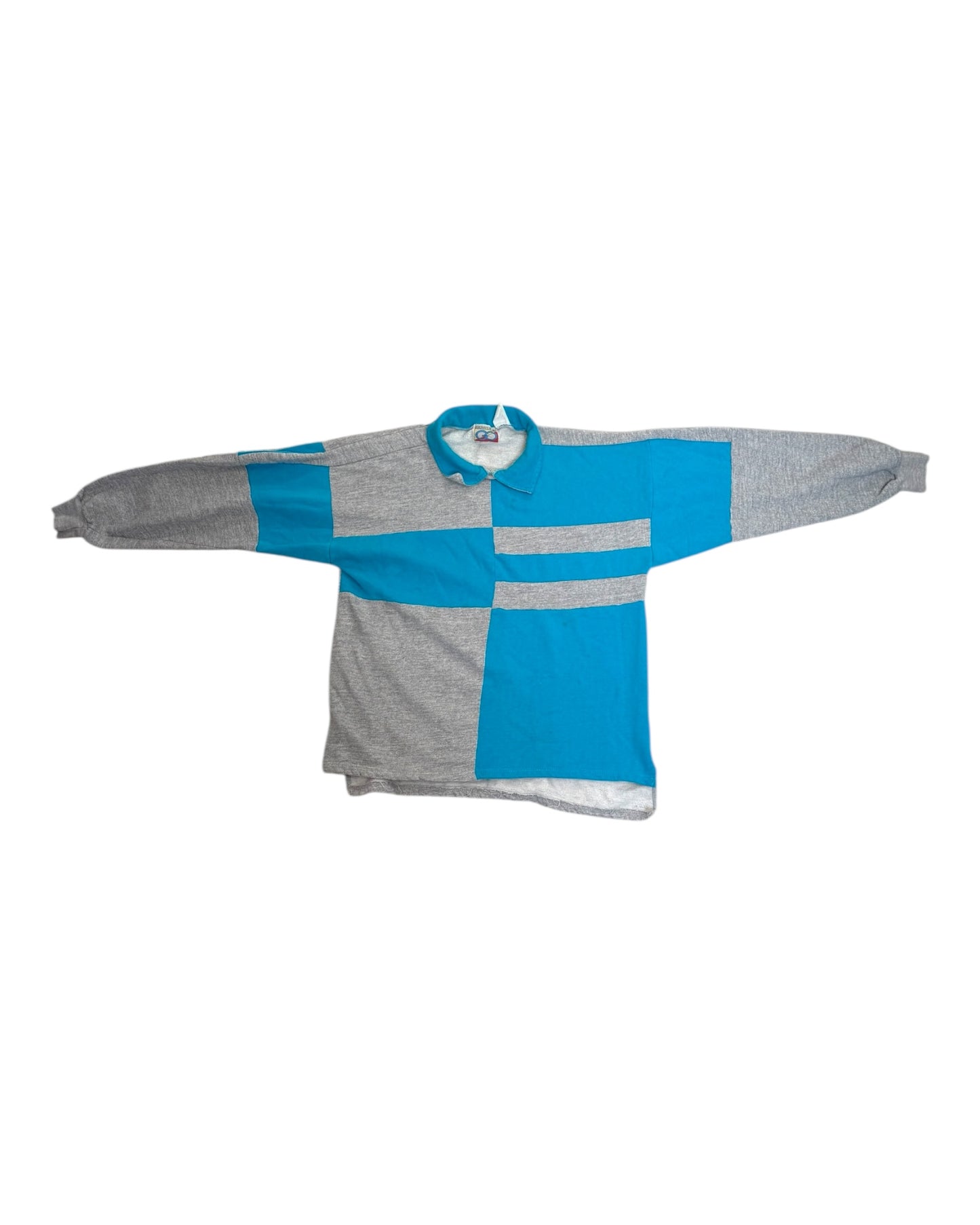 Vintage Blue and Grey Sweatshirt