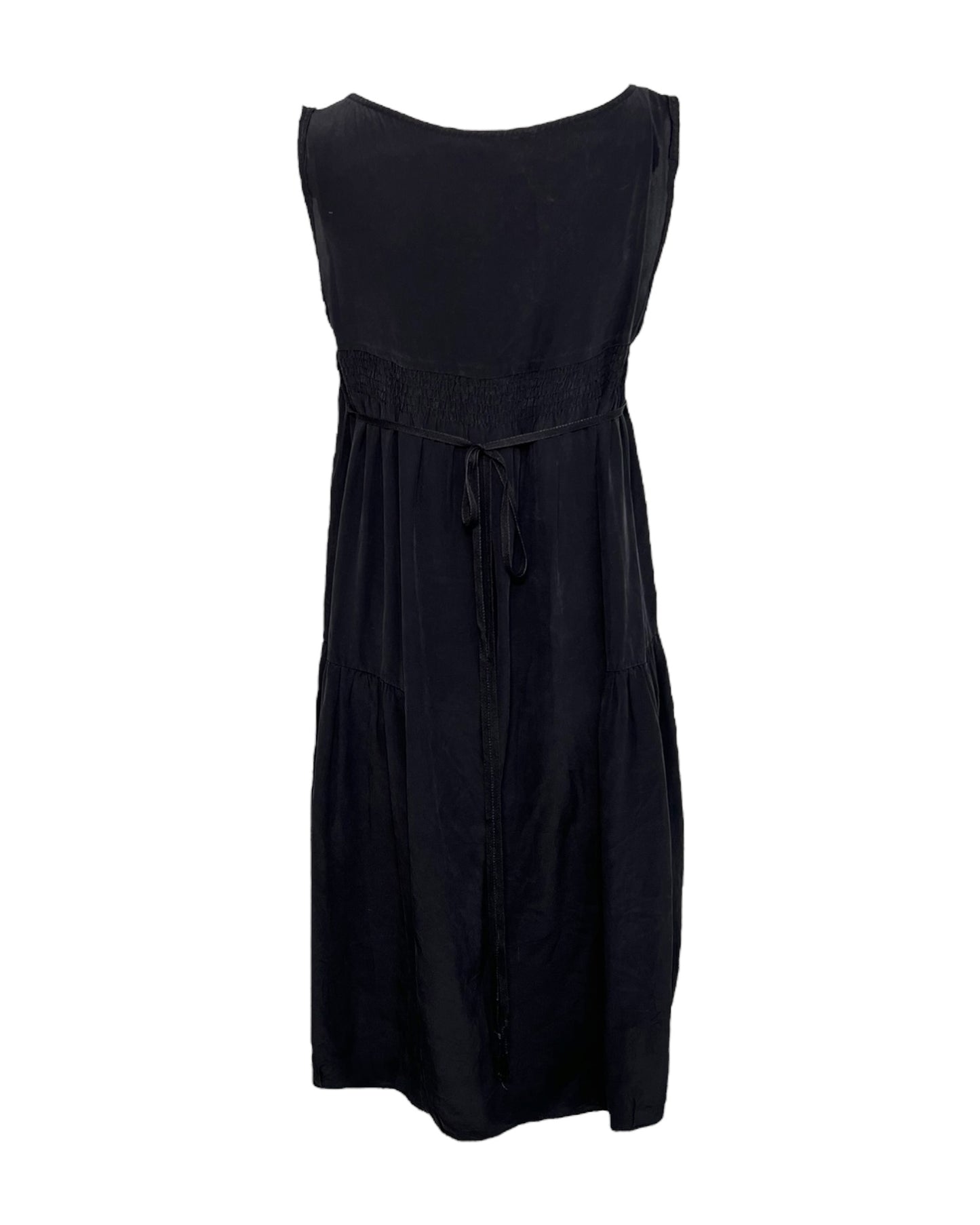 Vintage 2006 Miu Miu Black Silk Tent Dress