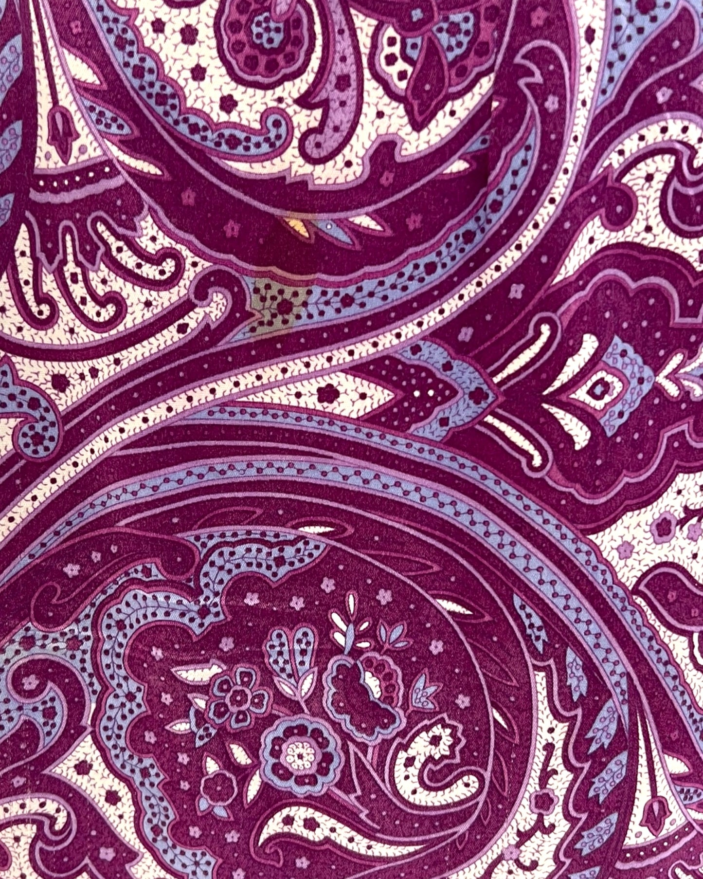 Vintage 2000 D&G Purple Paisley Knee-Length Dress