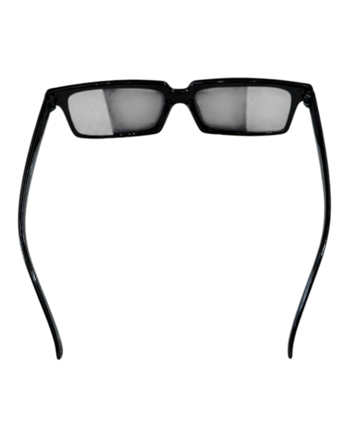 Vintage Black Rectangular Tiny Sunglasses