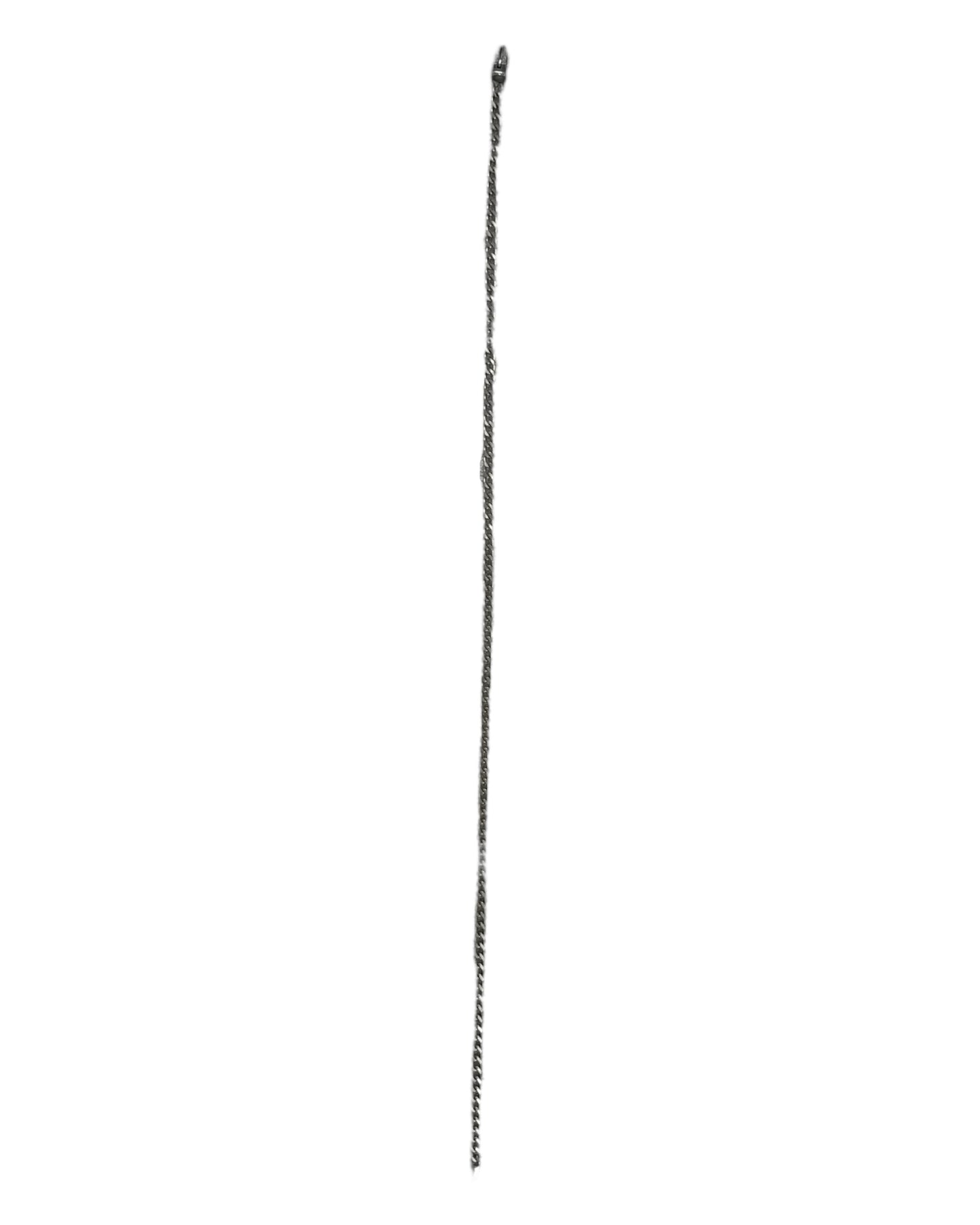 Vintage Skinny Silver Chain Belt