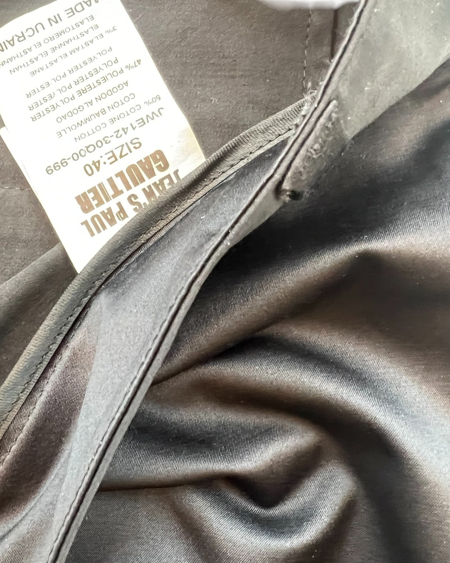Vintage 2000s Jean Paul Gaultier Black Mini Skirt