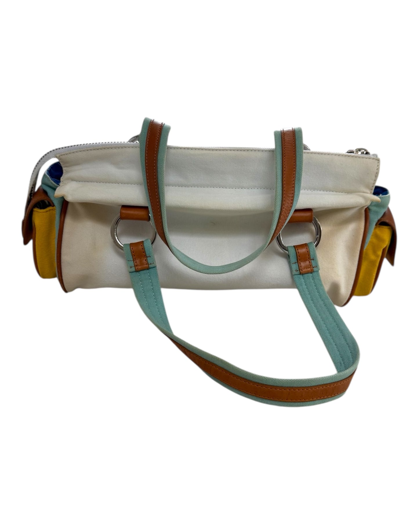 Vintage Tosca Blu Many Pockets Bag