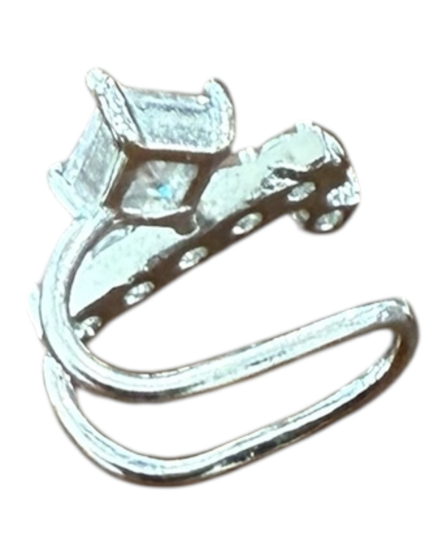 Pre-Loved Silver Ear Cuffs - all worn by Glenn Close in "Back in Action" 2025