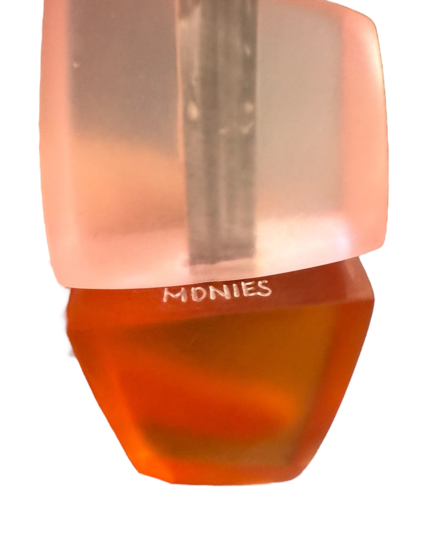 Pre-Loved Monies Orange Pendant Necklace