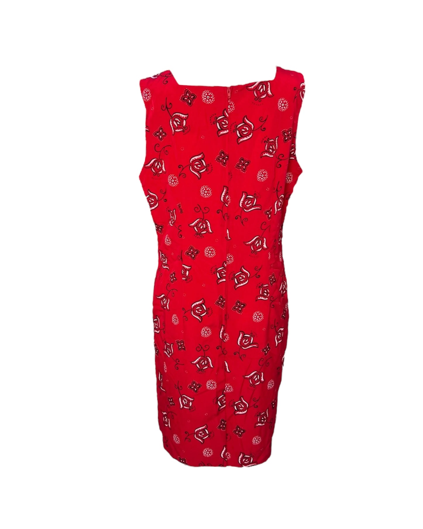 Vintage Red Bandana Shift Dress