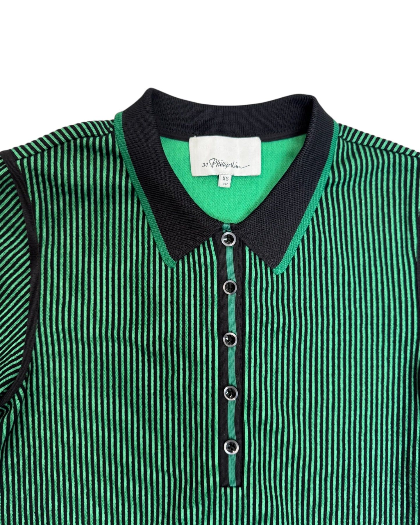 Pre-Loved Phillip Lim Embellished Polo Top