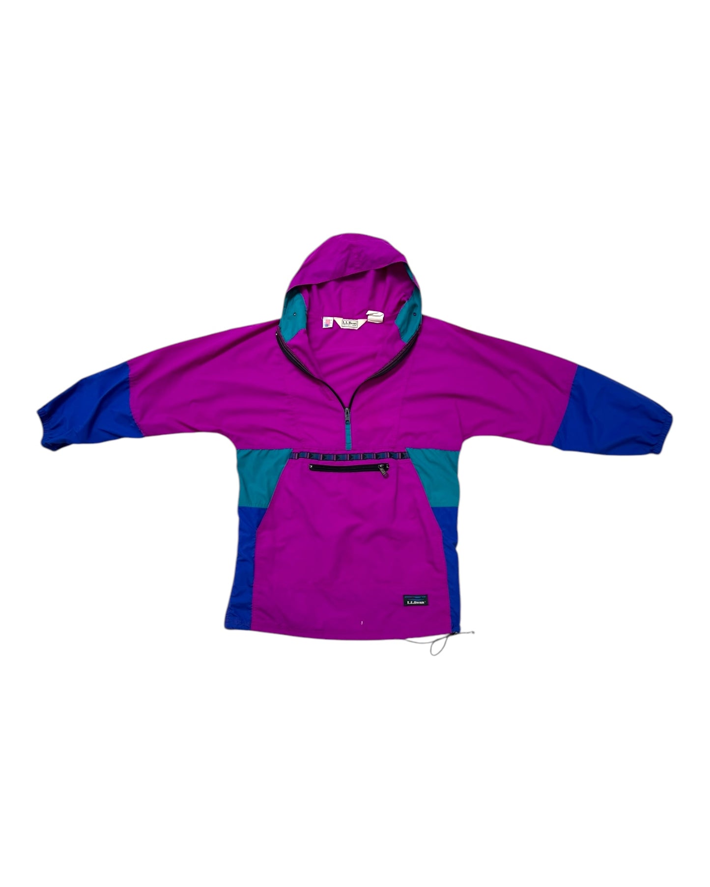 Vintage L.L.Bean Purple Quarter-Zip Windbreaker