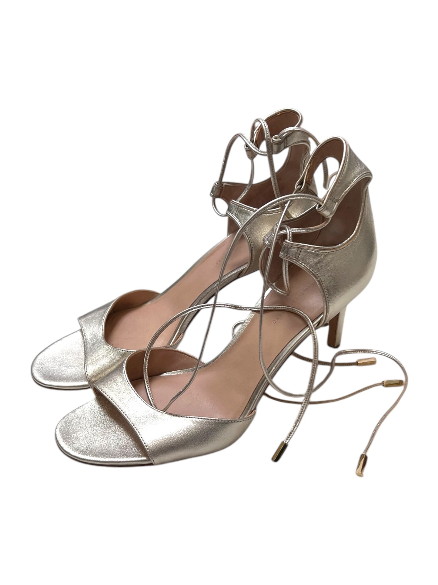 Pre-Loved Diane Von Furstenberg Gold Strappy Heels
