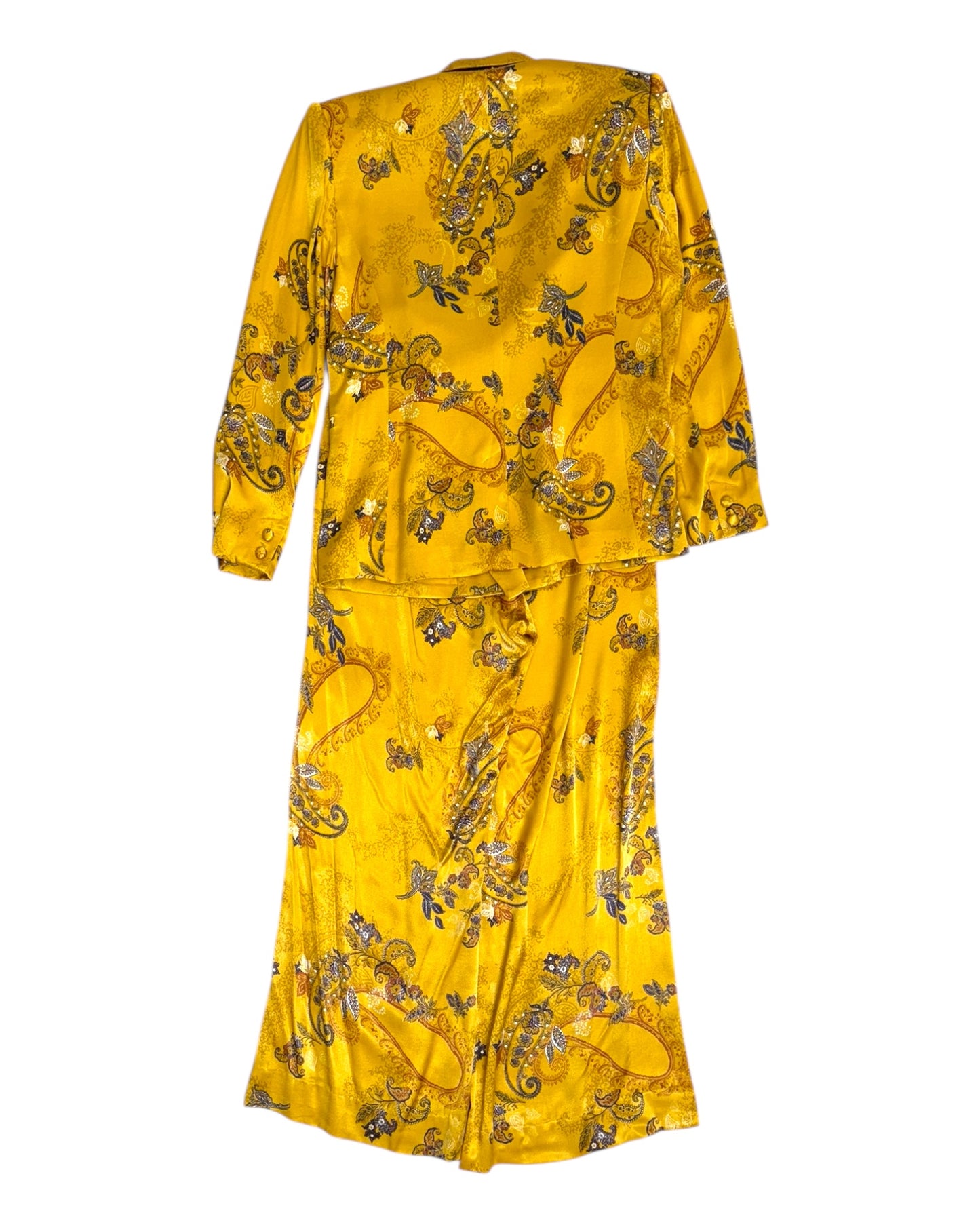 Pre-Loved L'Agence Golden Paisley Pant Suit