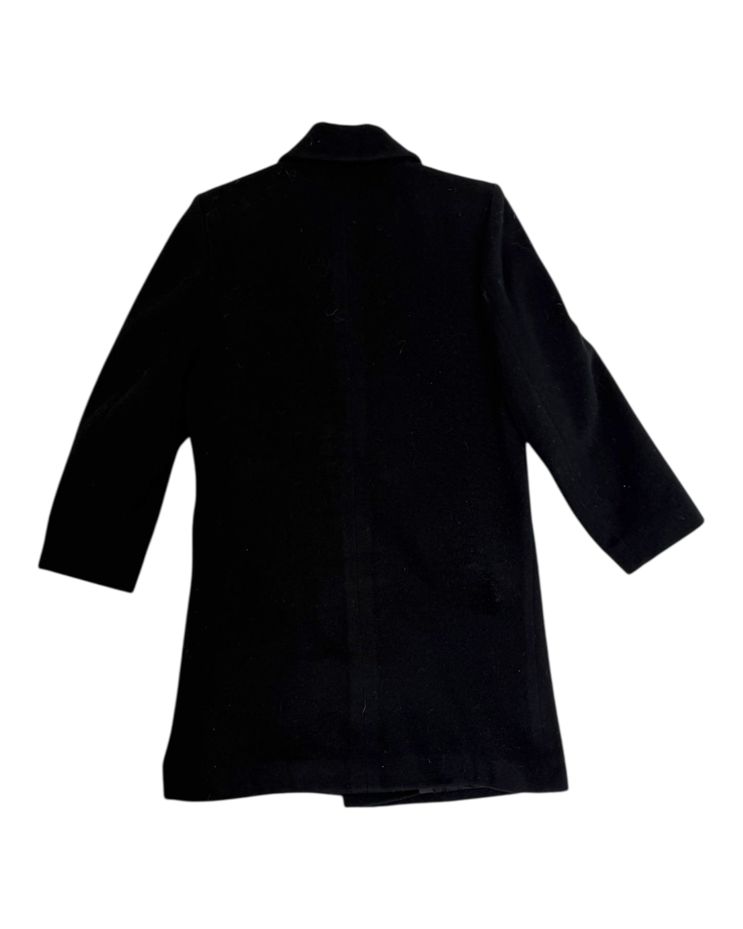 Vintage Black Wool Coat