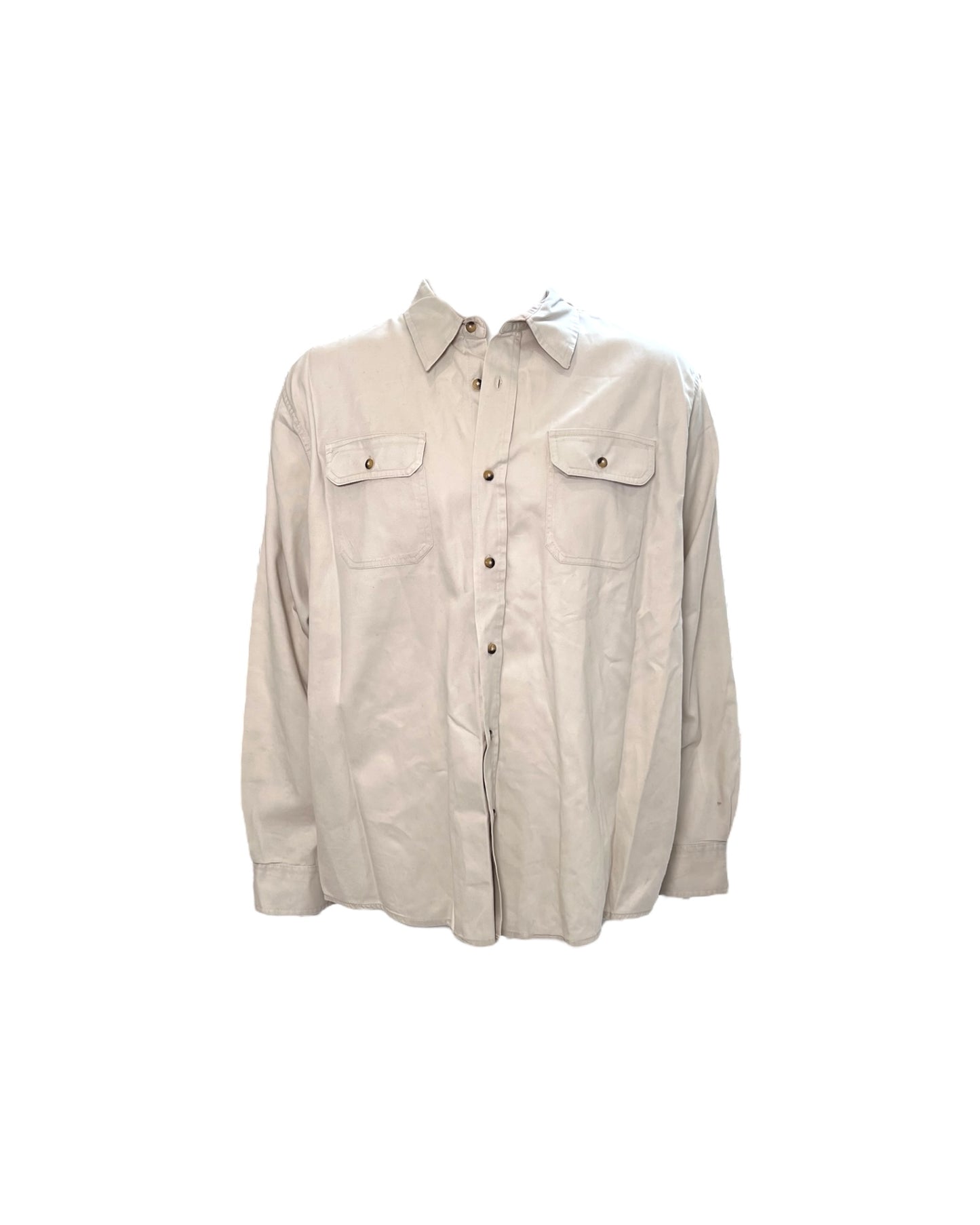 Pre-Loved Wrangler Beige Button-Up Top