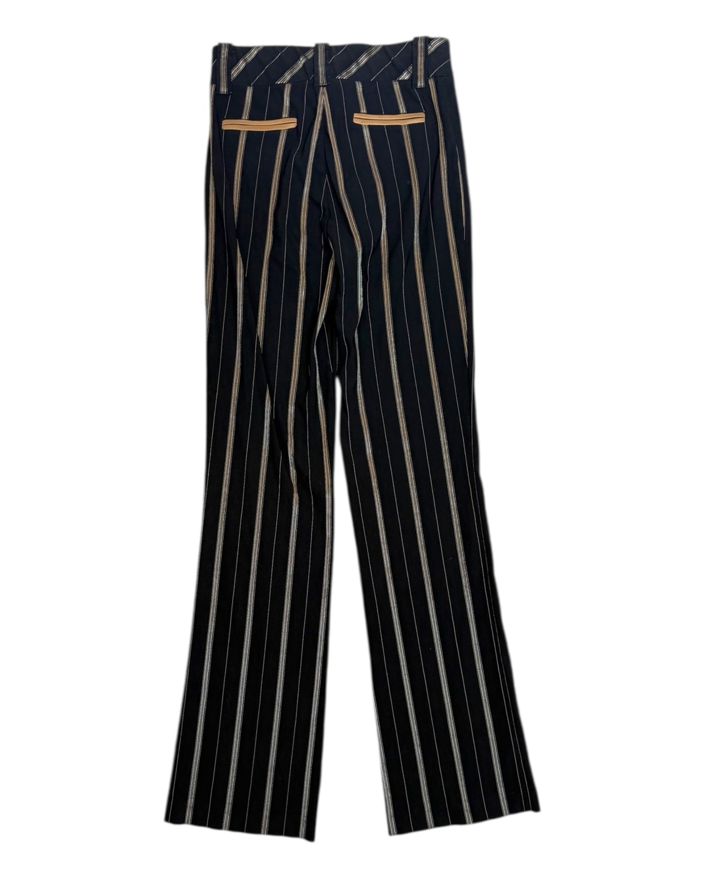 Vintage Black and Gold Stripe Trousers