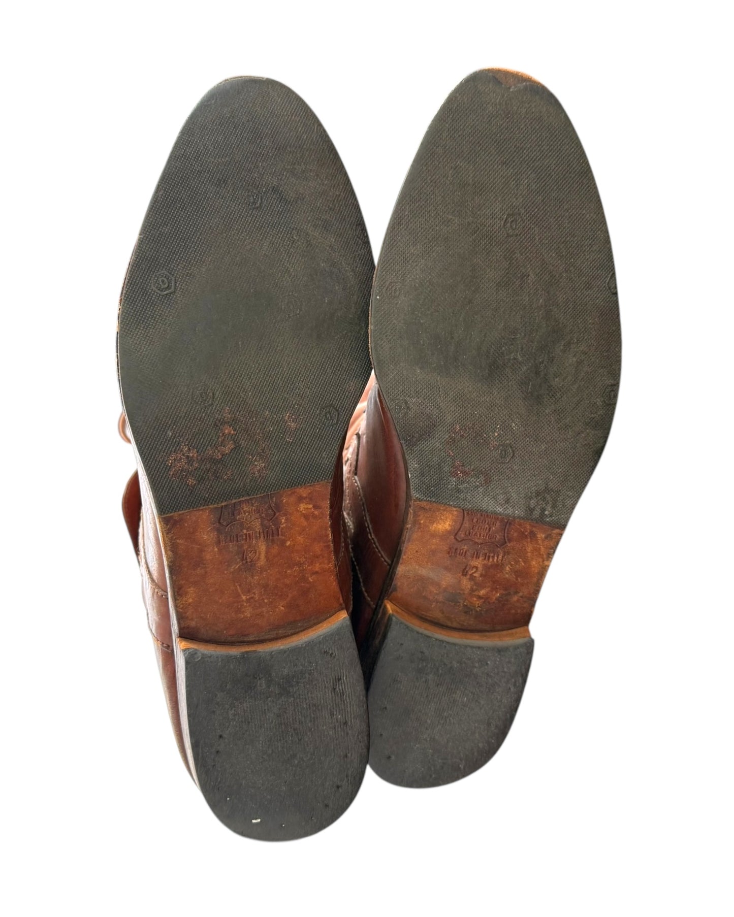 Vintage Brown Leather Boots