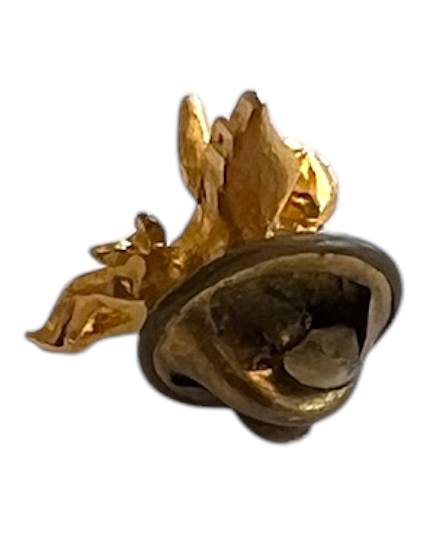 Vintage Gold Cupid Pin