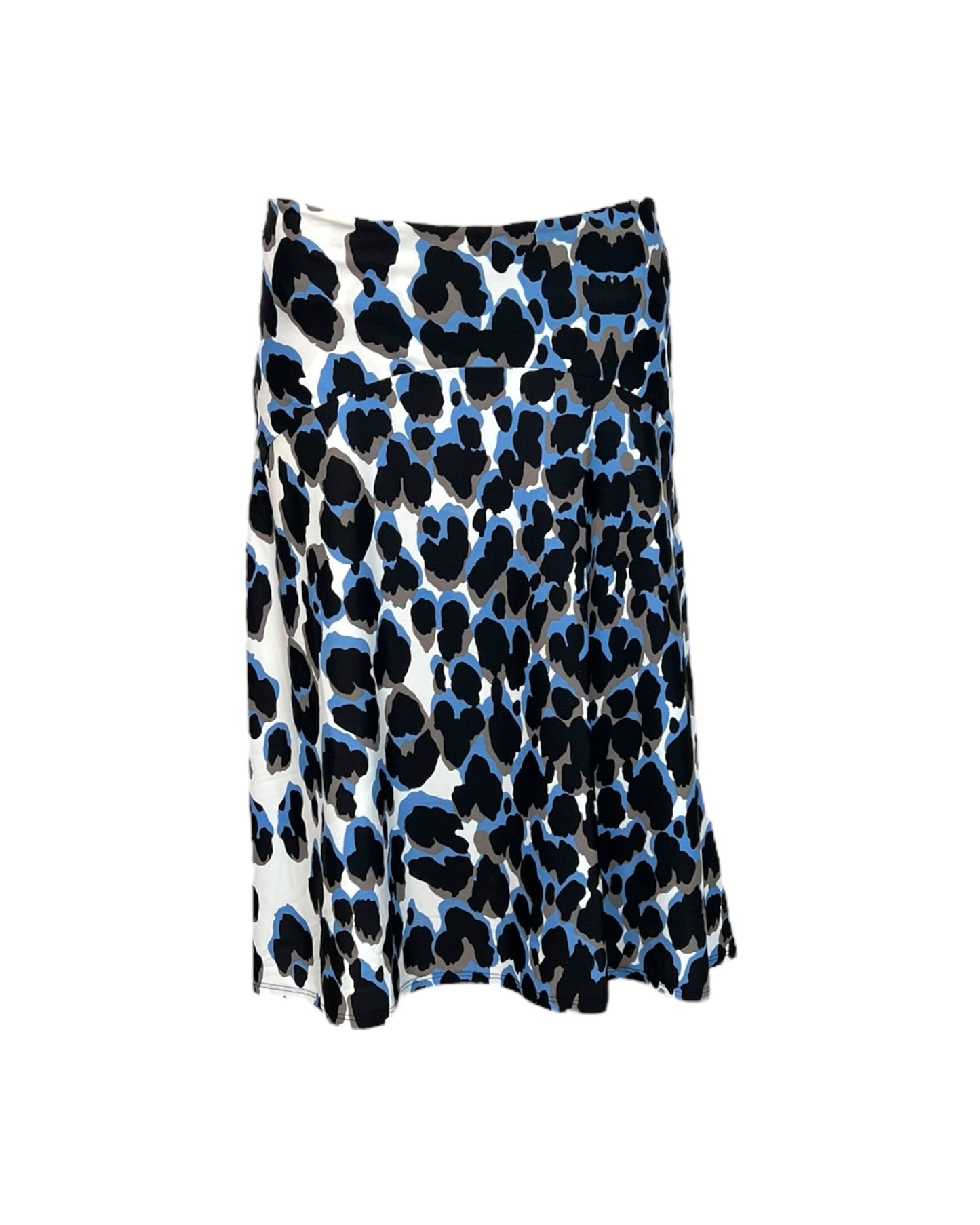 Vintage 2008 Roberto Cavalli Blue Animal Print Skirt