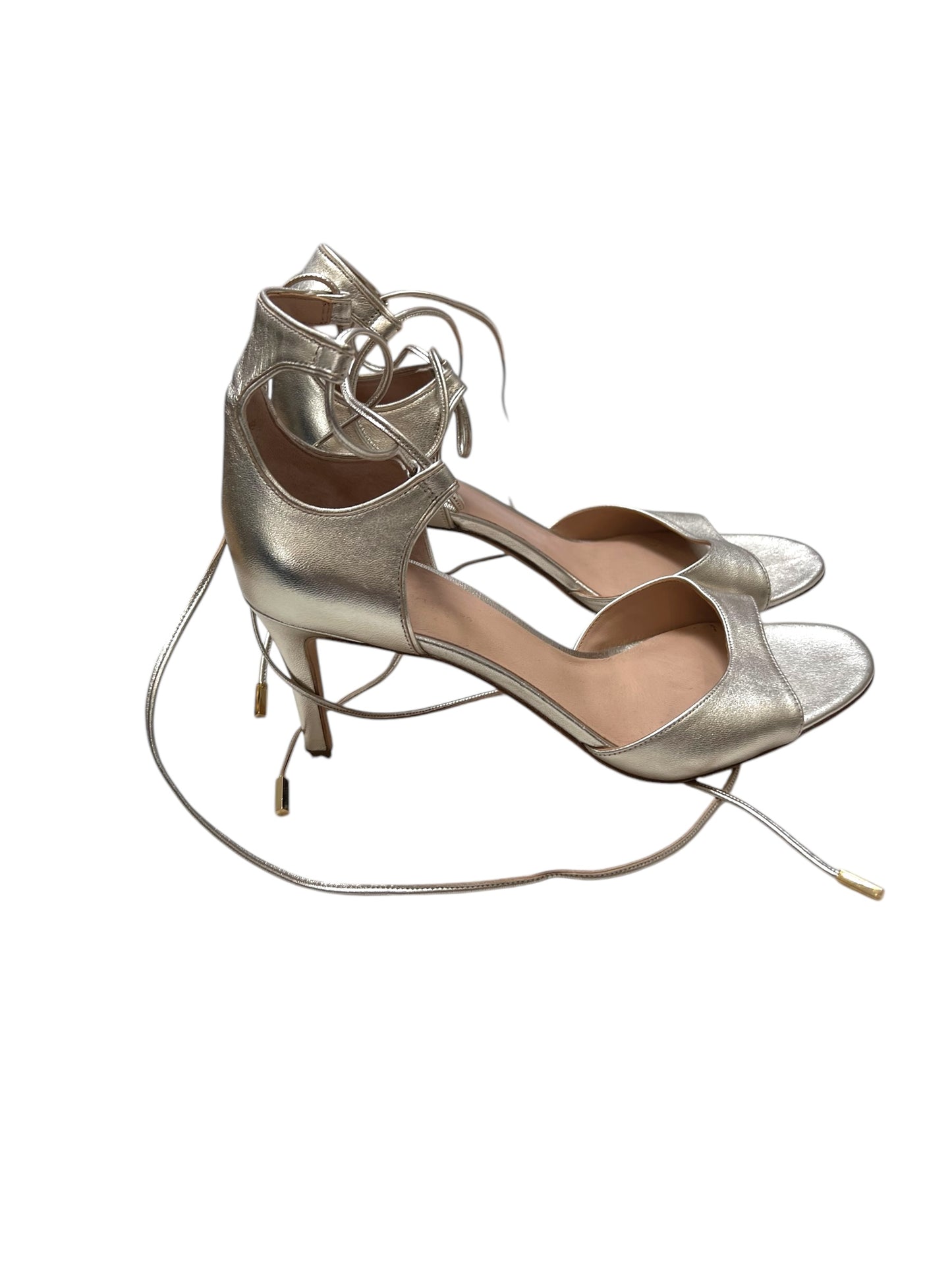 Pre-Loved Diane Von Furstenberg Gold Strappy Heels