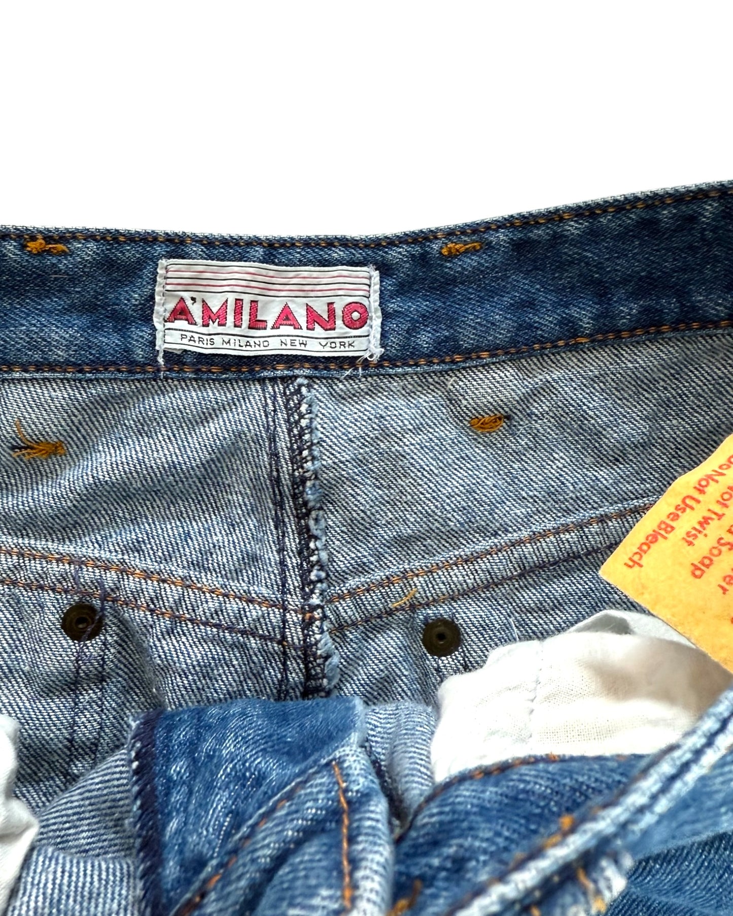 Vintage Denim Maxi Skirt
