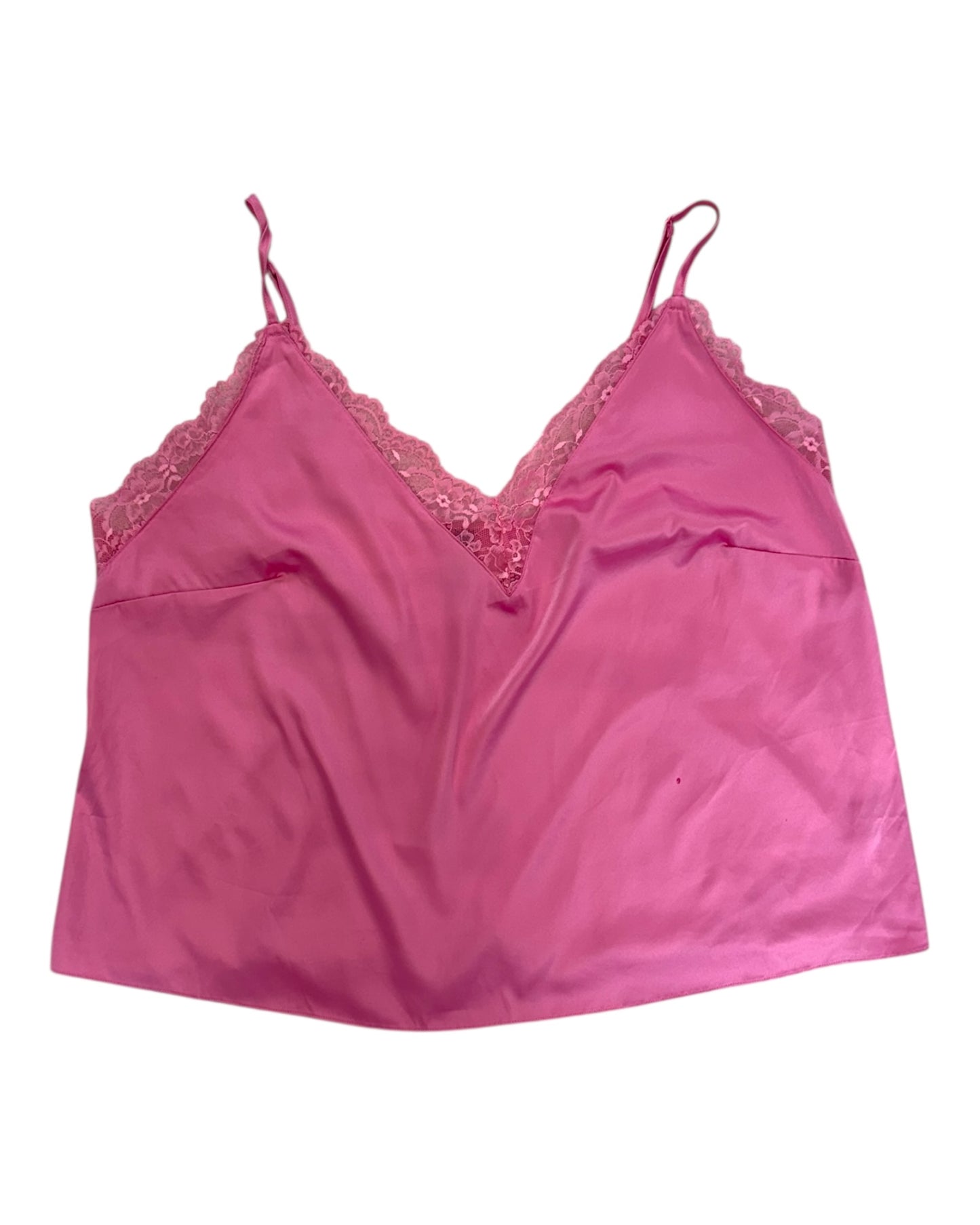 Vintage Pink Slip Tank Top