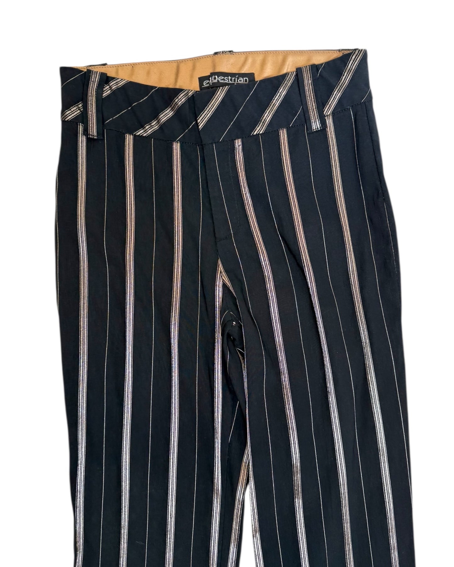 Vintage Black and Gold Stripe Trousers