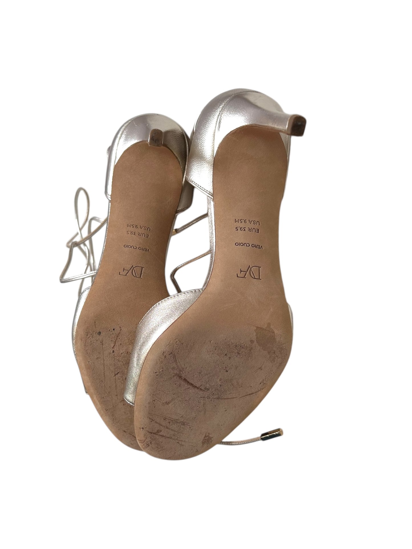 Pre-Loved Diane Von Furstenberg Gold Strappy Heels