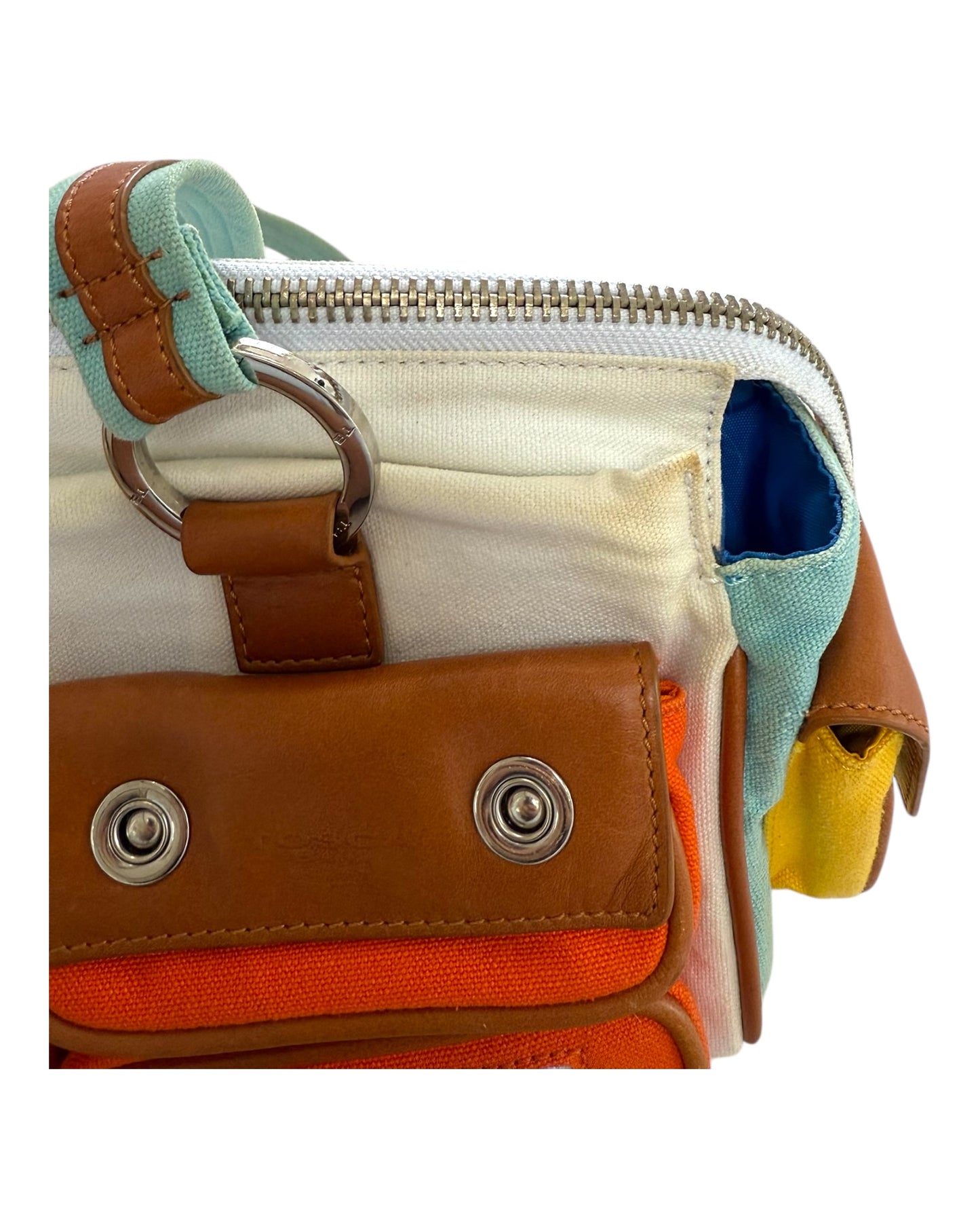 Vintage Tosca Blu Many Pockets Bag