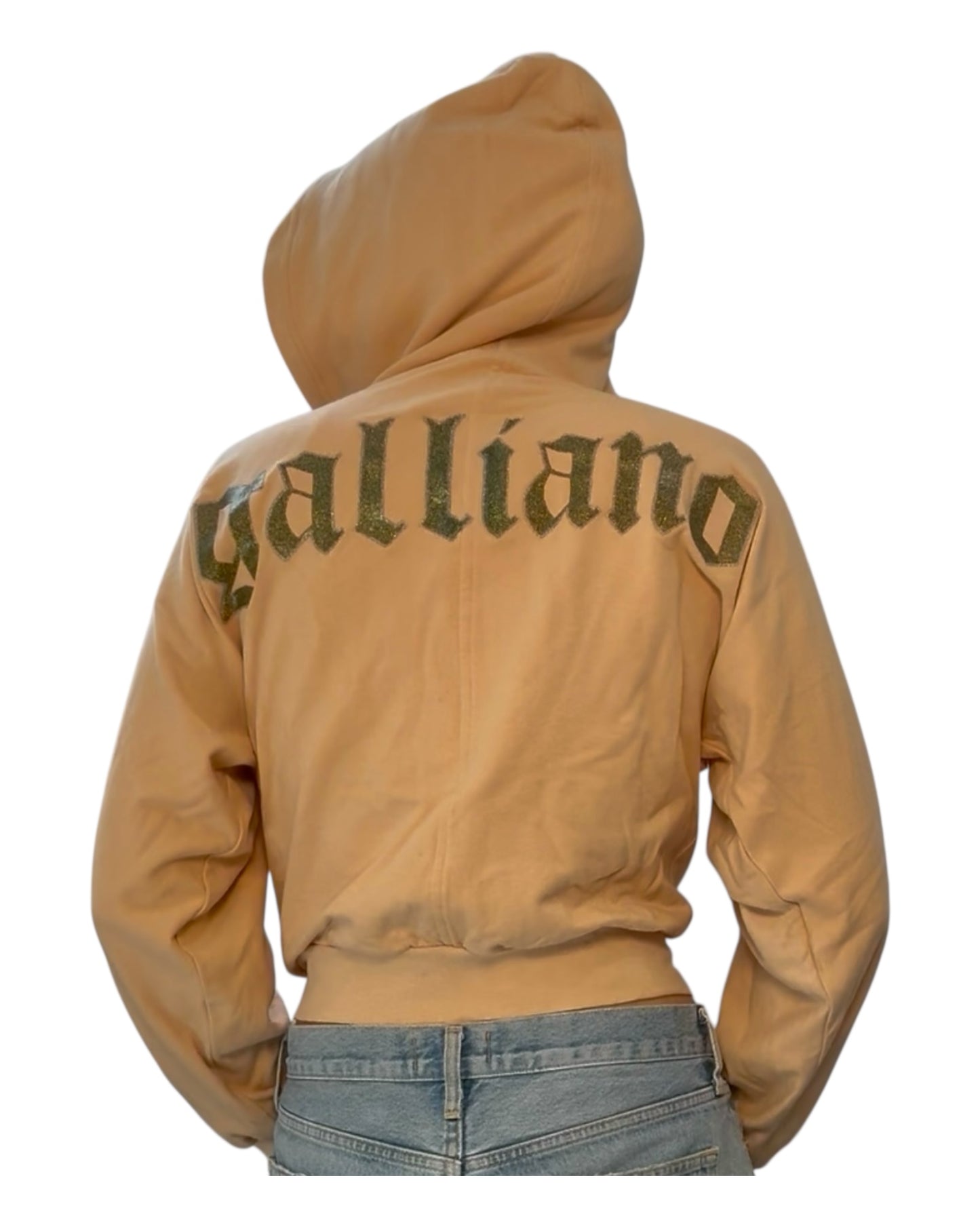 Vintage Galliano Embellished Sequin Hoodie