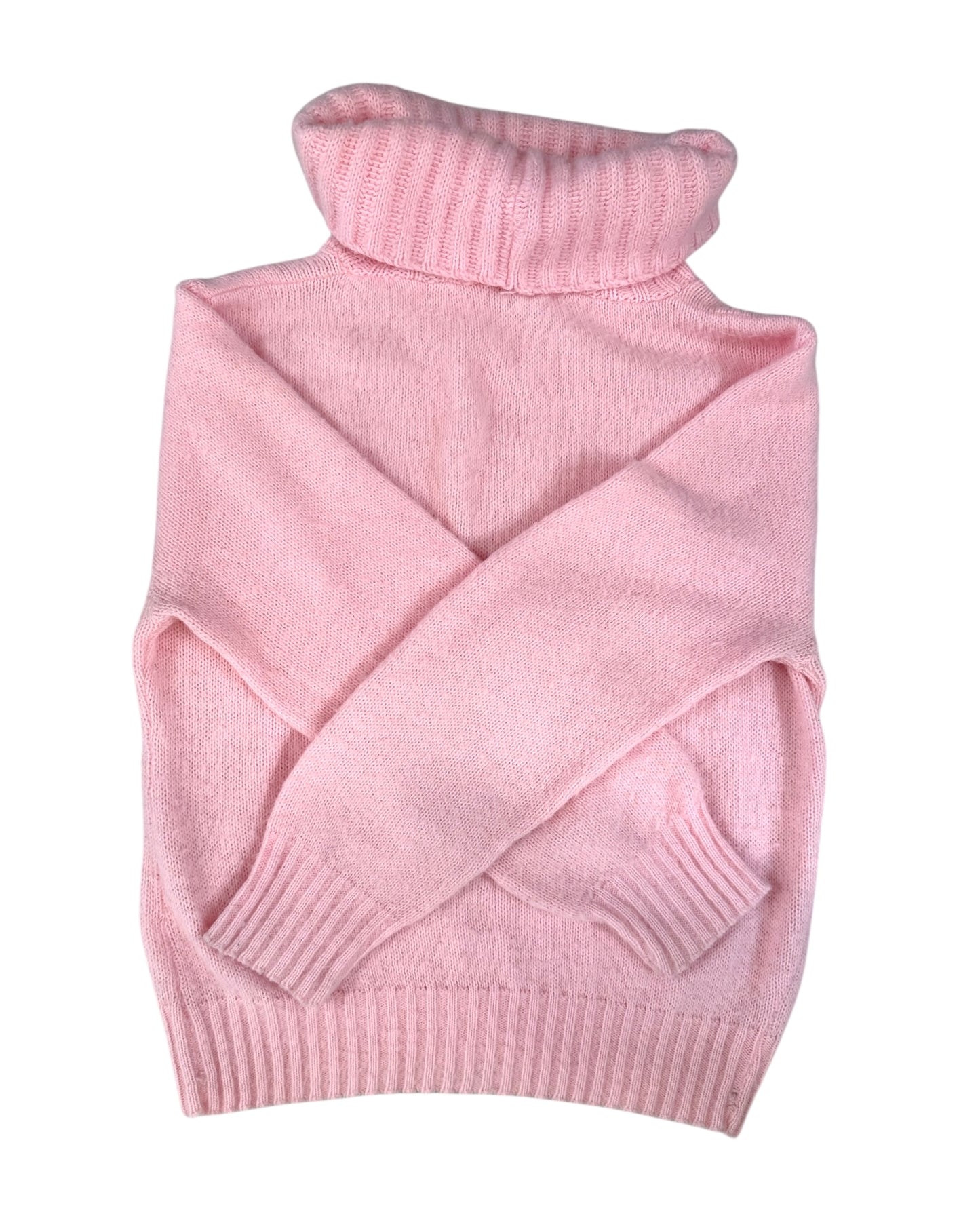 Vintage Light Pink Turtleneck Sweater