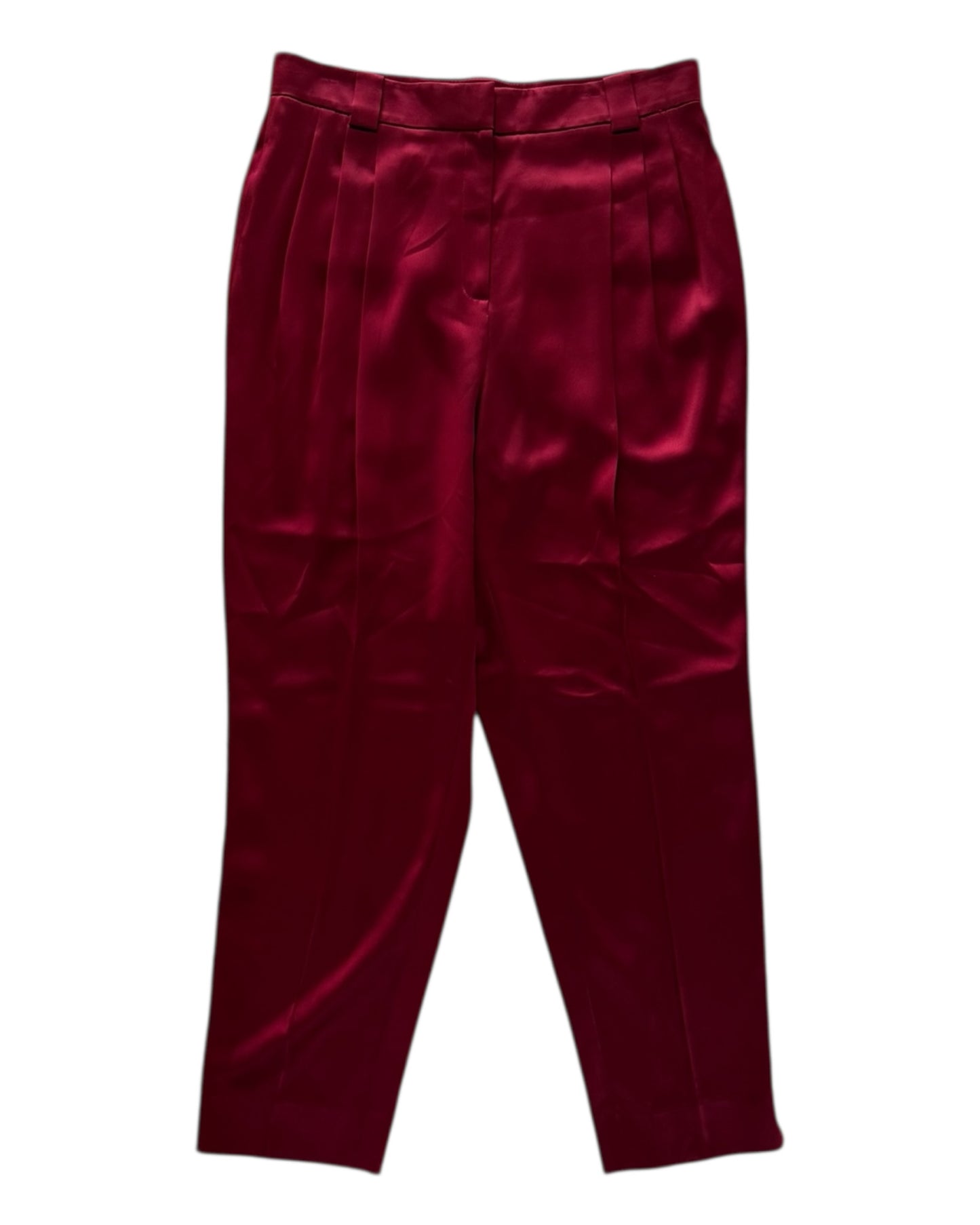 2018 Lafayette 148 Red Three-Piece Silk Suit worn by Glenn Close on the cover of The Hollywood Reporter