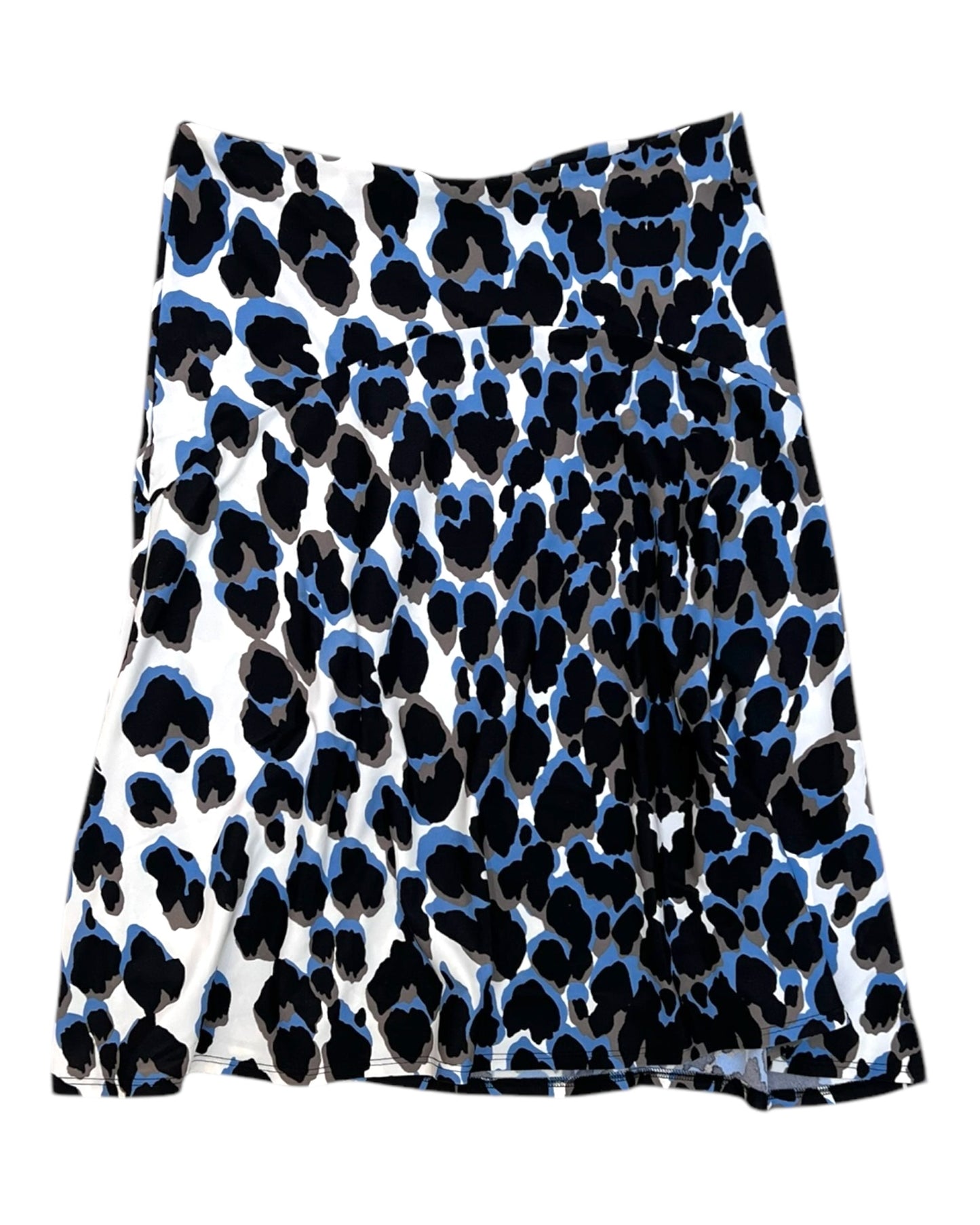 Vintage 2008 Roberto Cavalli Blue Animal Print Skirt