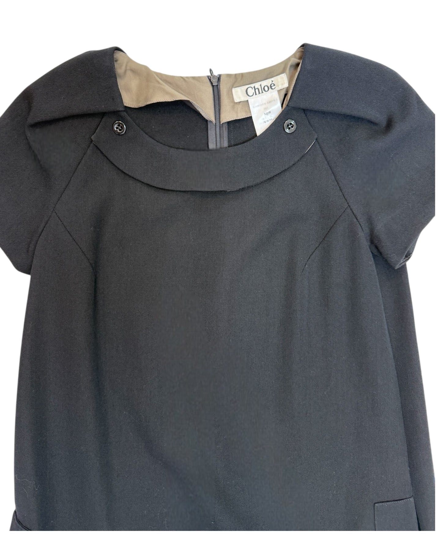 Vintage 2005 Chloé Black Mini Dress