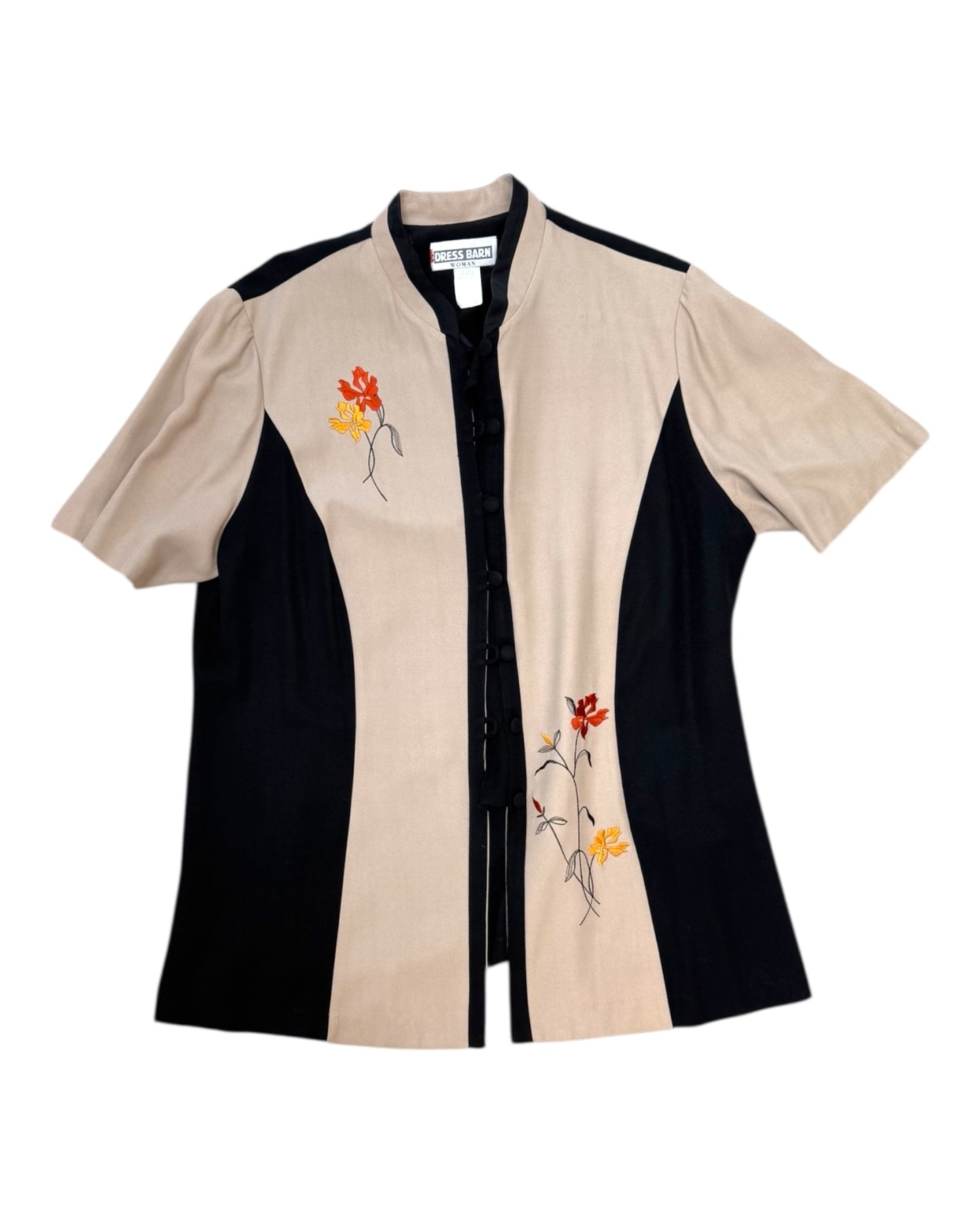 Vintage Brown and Black Bowling Shirt