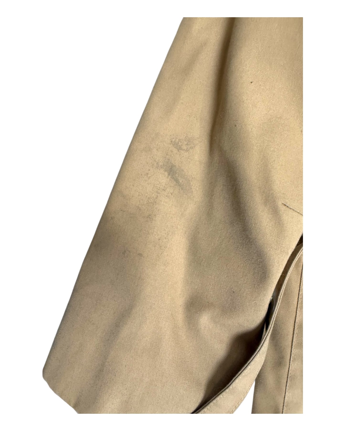 Vintage London Fog Shearling Lined Trench Coat