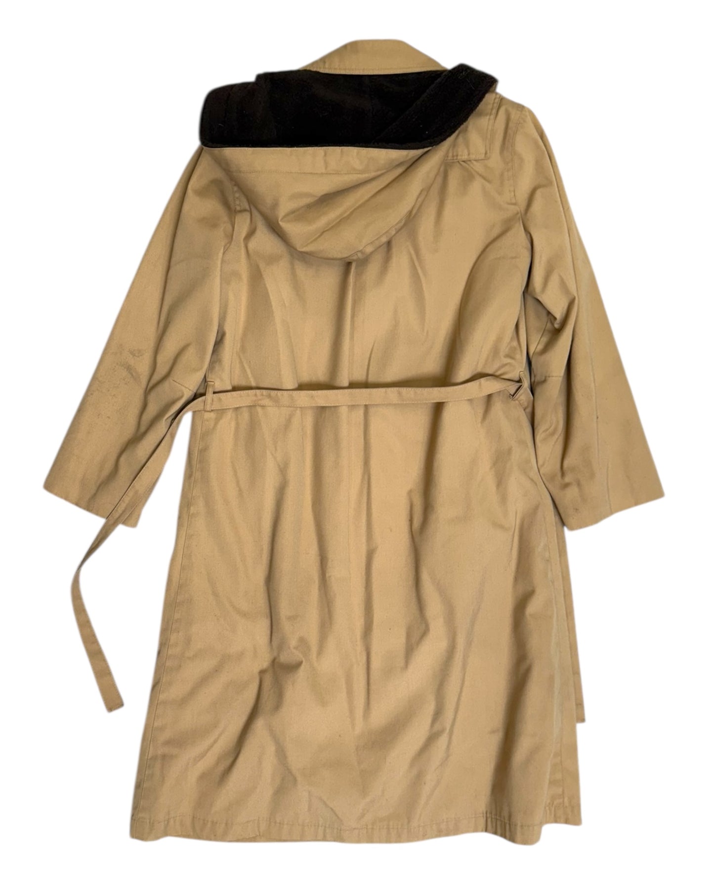 Vintage London Fog Shearling Lined Trench Coat